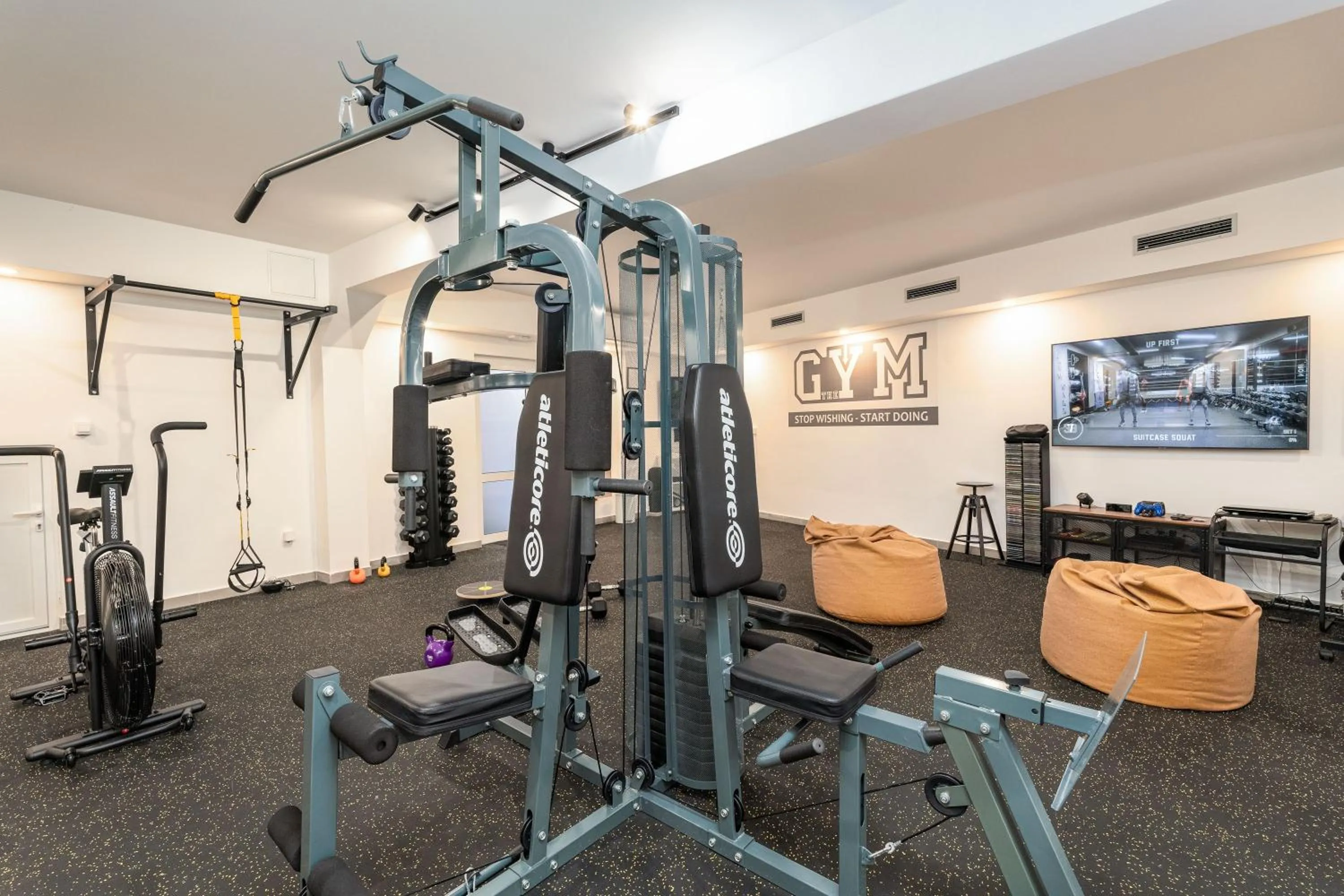 Fitness centre/facilities in Apartments Villa Aura - Adult Only