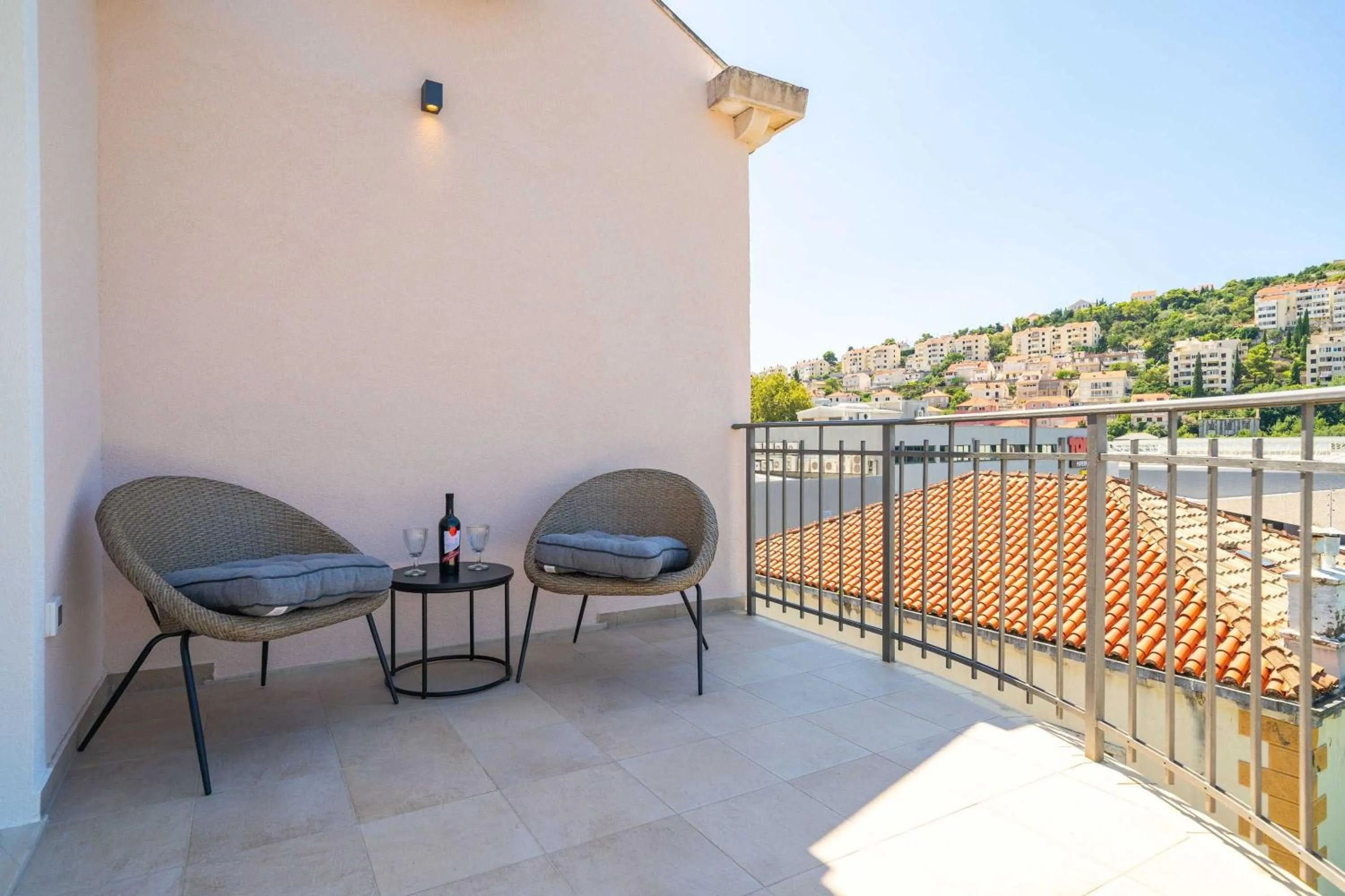 Balcony/Terrace in Apartments Villa Aura - Adult Only