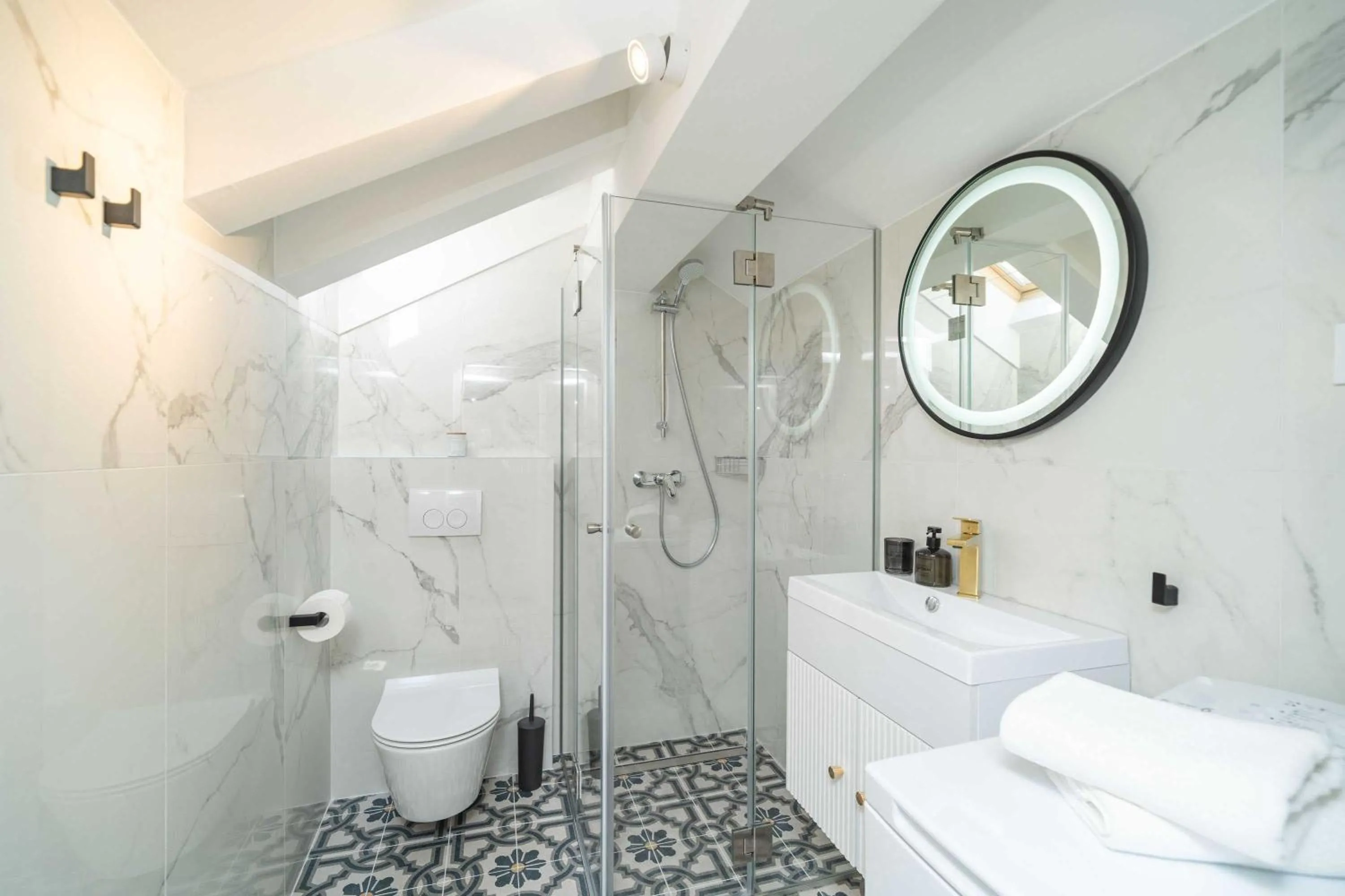 Bathroom in Apartments Villa Aura - Adult Only