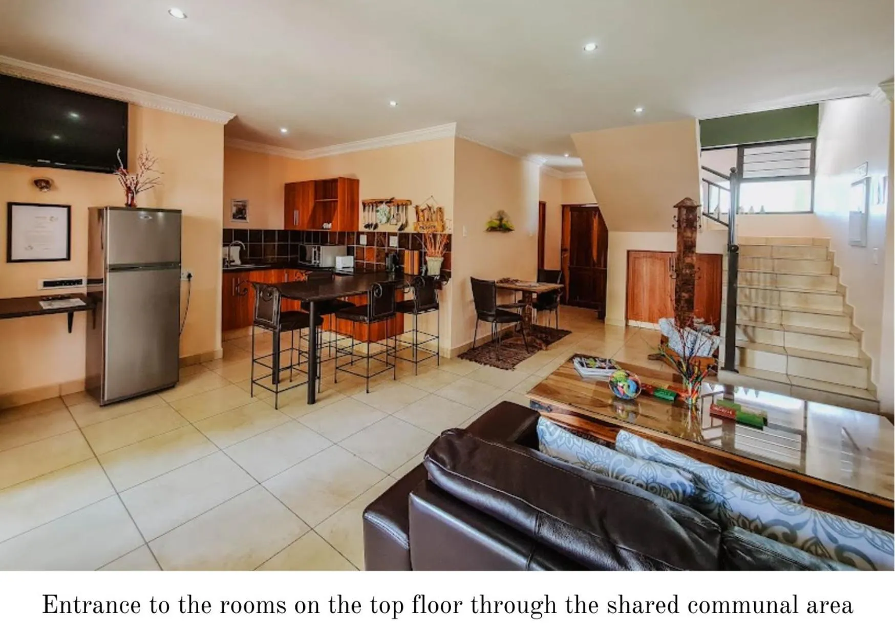 Communal lounge/ TV room in Eldorado Lodge CC