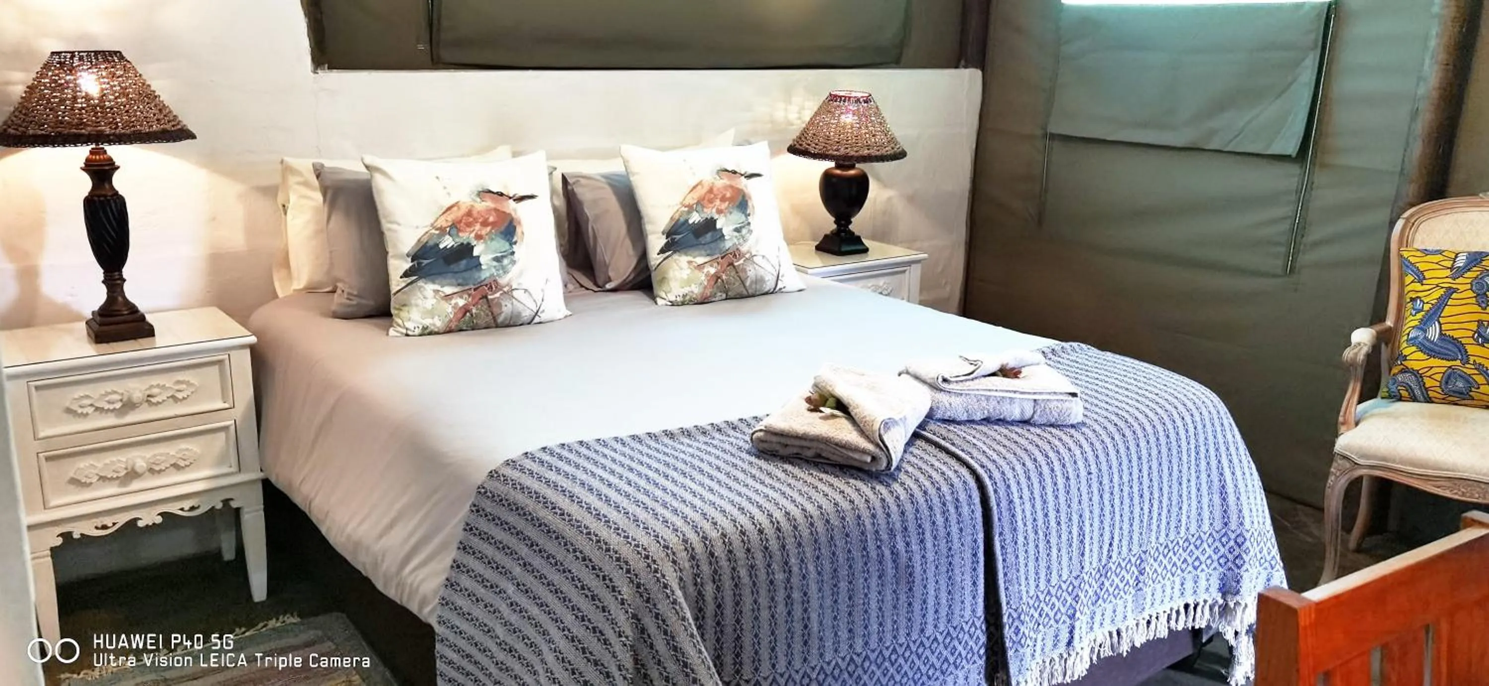 Bedroom, Bed in Kingfisher Bush Lodge