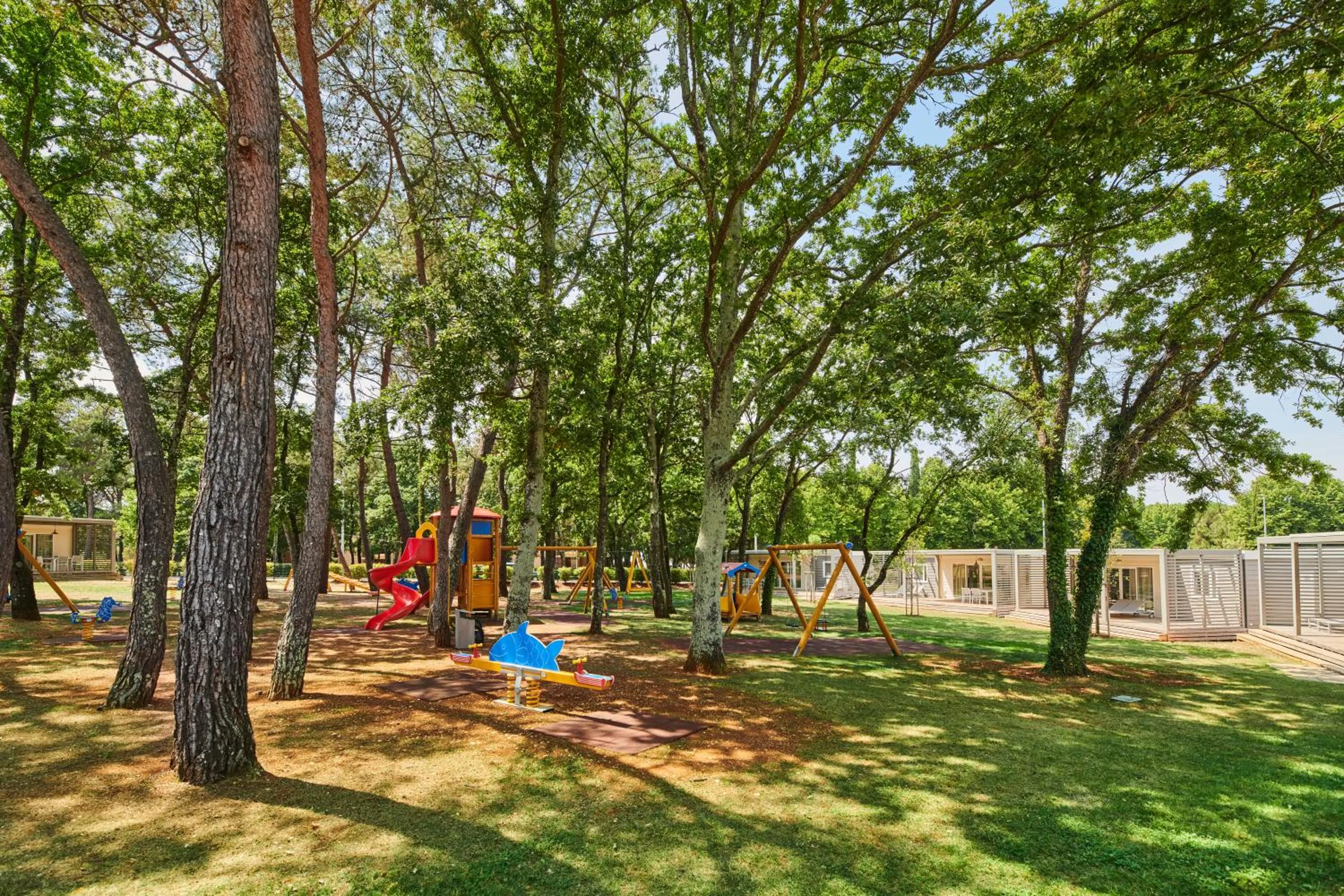 Children play ground in Camping Stella Maris Mobile Homes