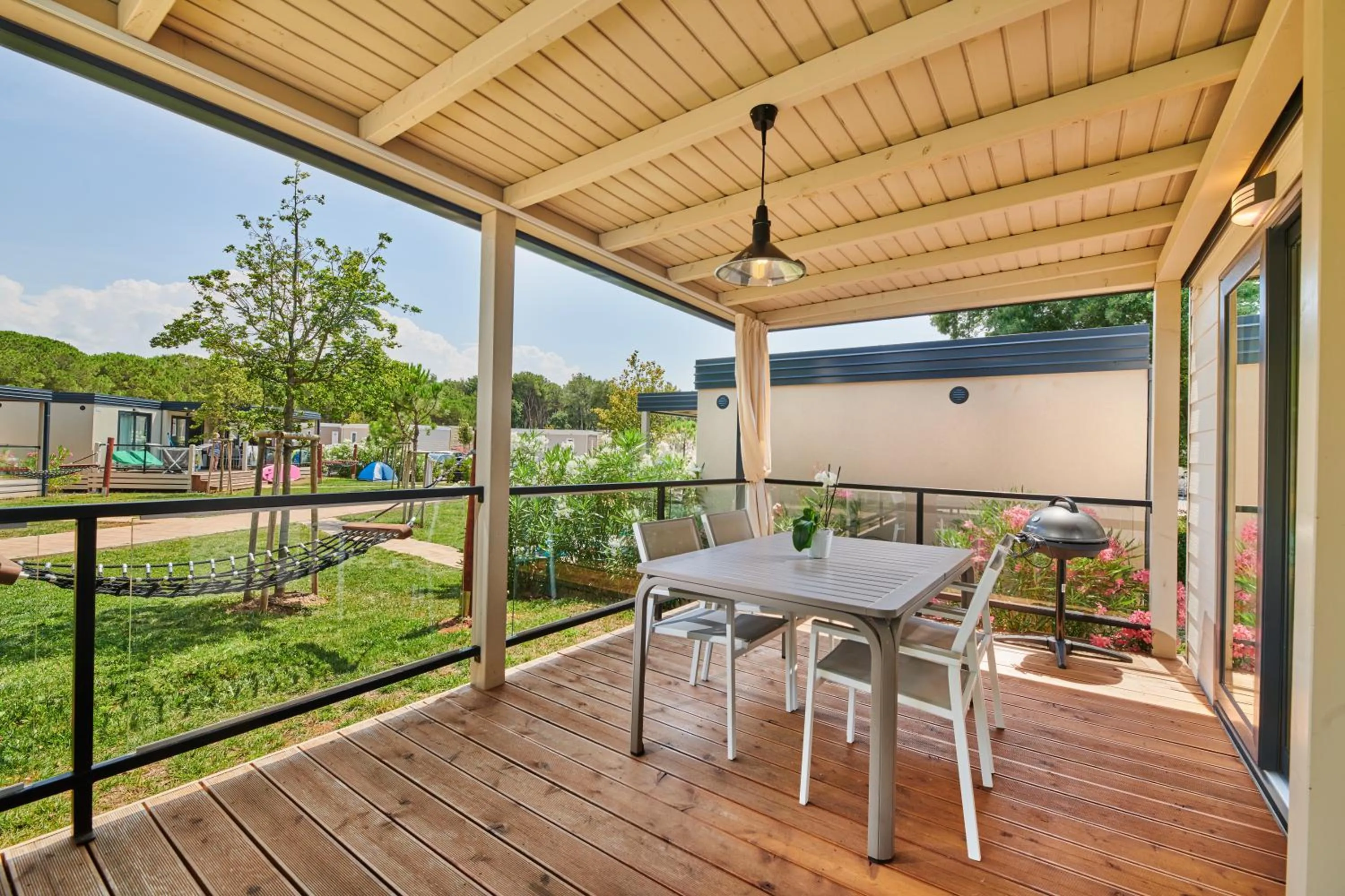 Patio in Camping Stella Maris Mobile Homes