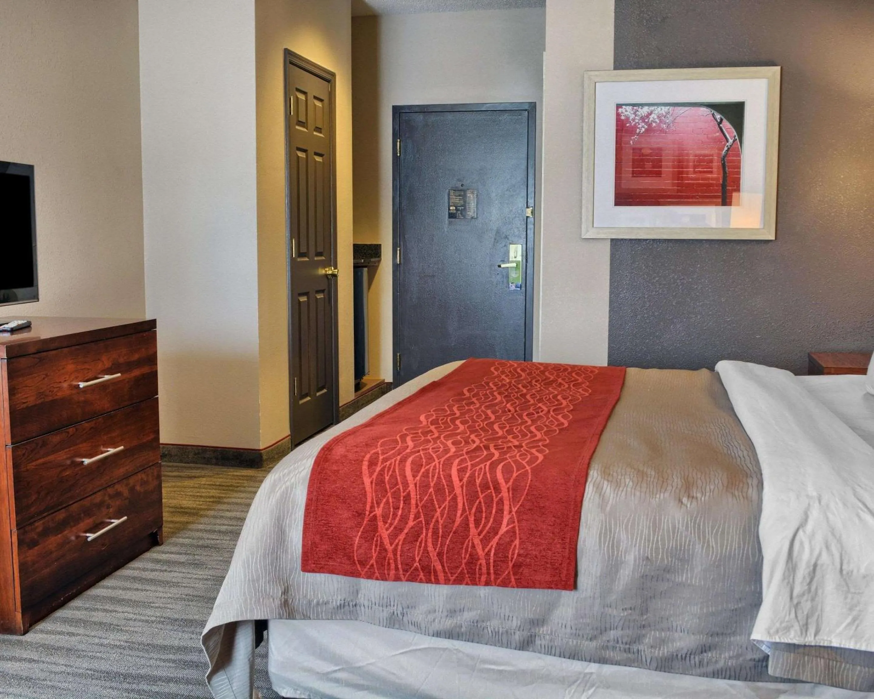 Photo of the whole room, Bed in Comfort Inn Ruther Glen near Kings Dominion