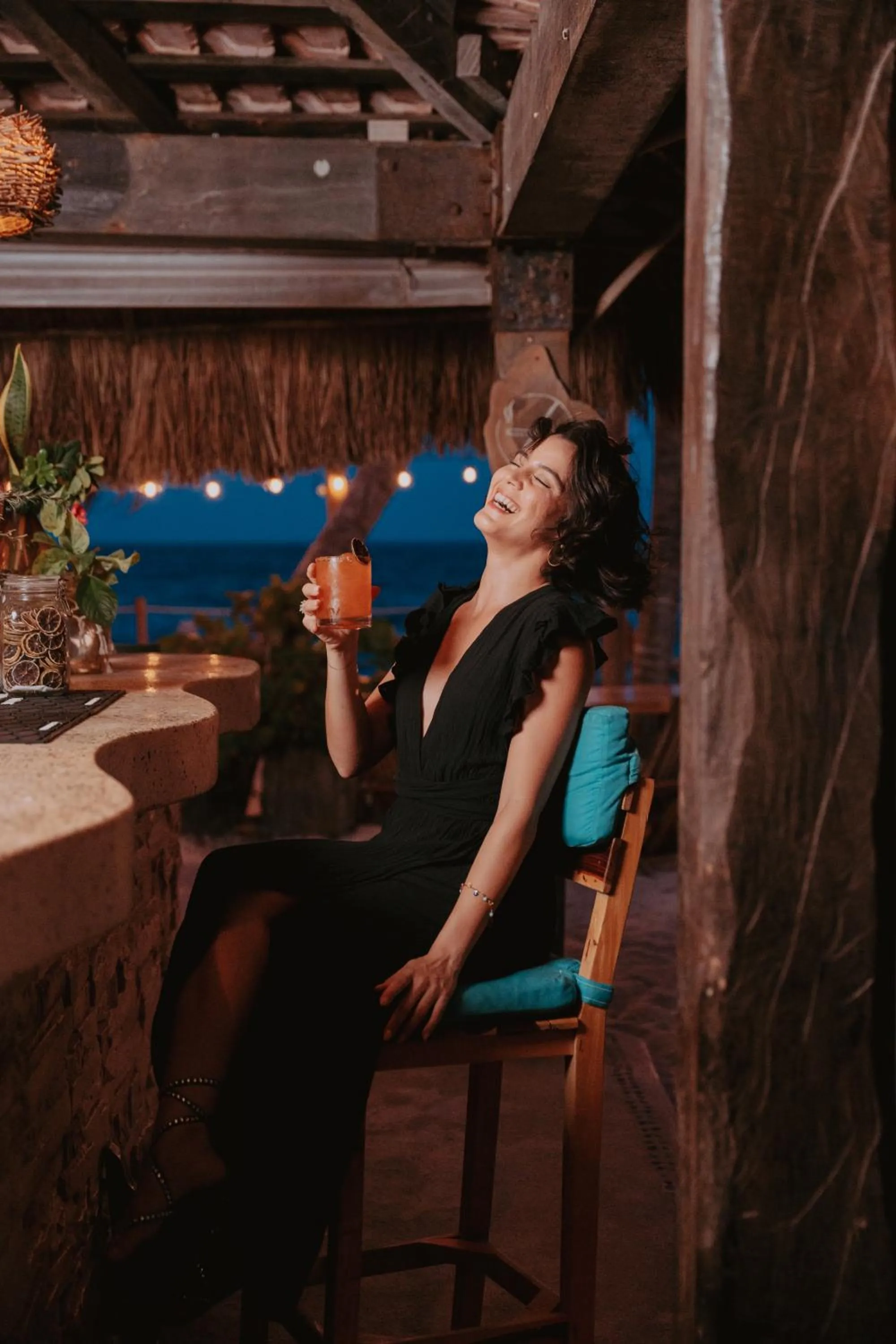 Restaurant/places to eat in Petit Lafitte Beach Front Hotel & Bungalows