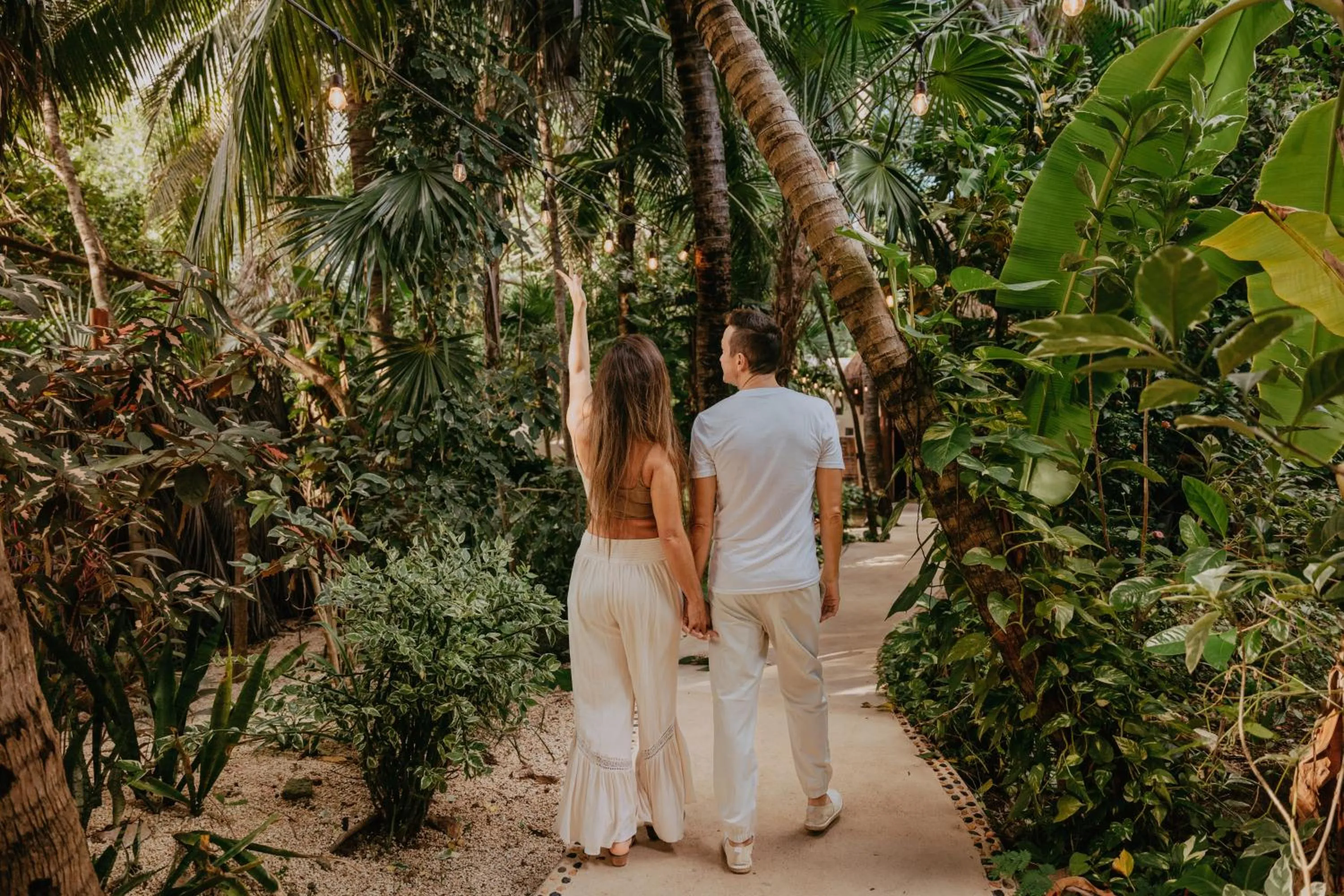 Garden in Petit Lafitte Beach Front Hotel & Bungalows