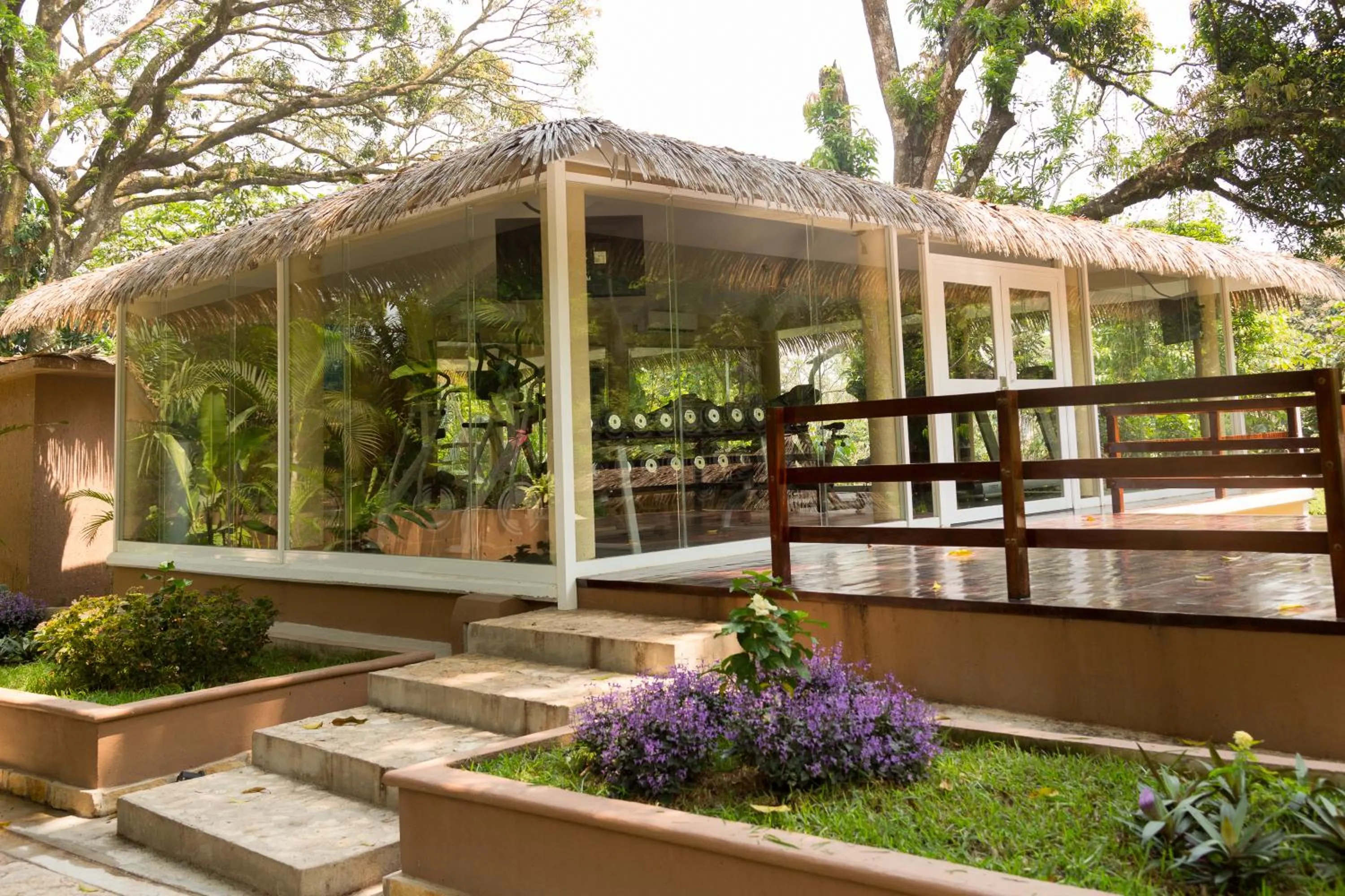 Property building in Hotel Villa Mercedes Palenque