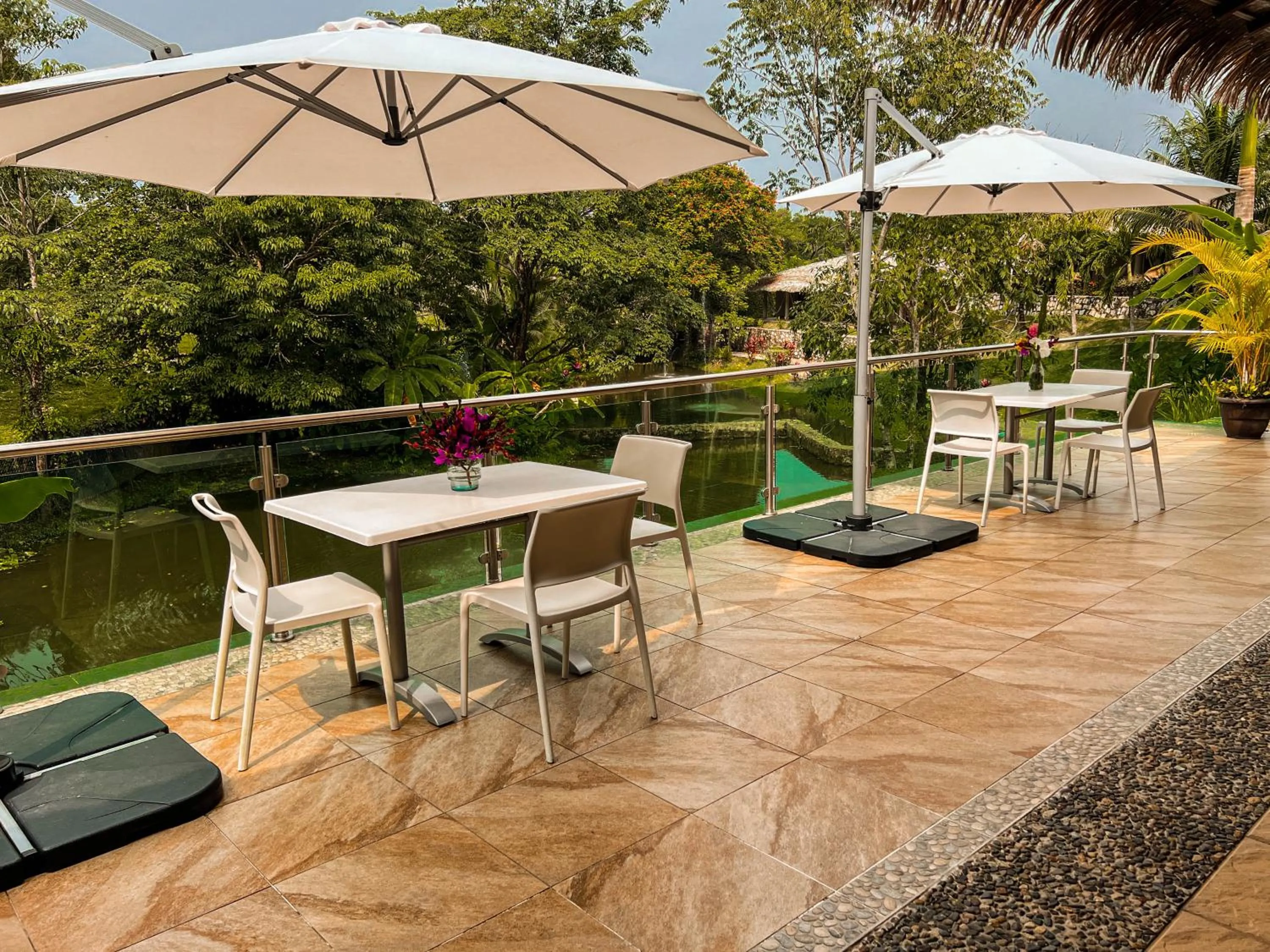 Balcony/Terrace in Hotel Villa Mercedes Palenque