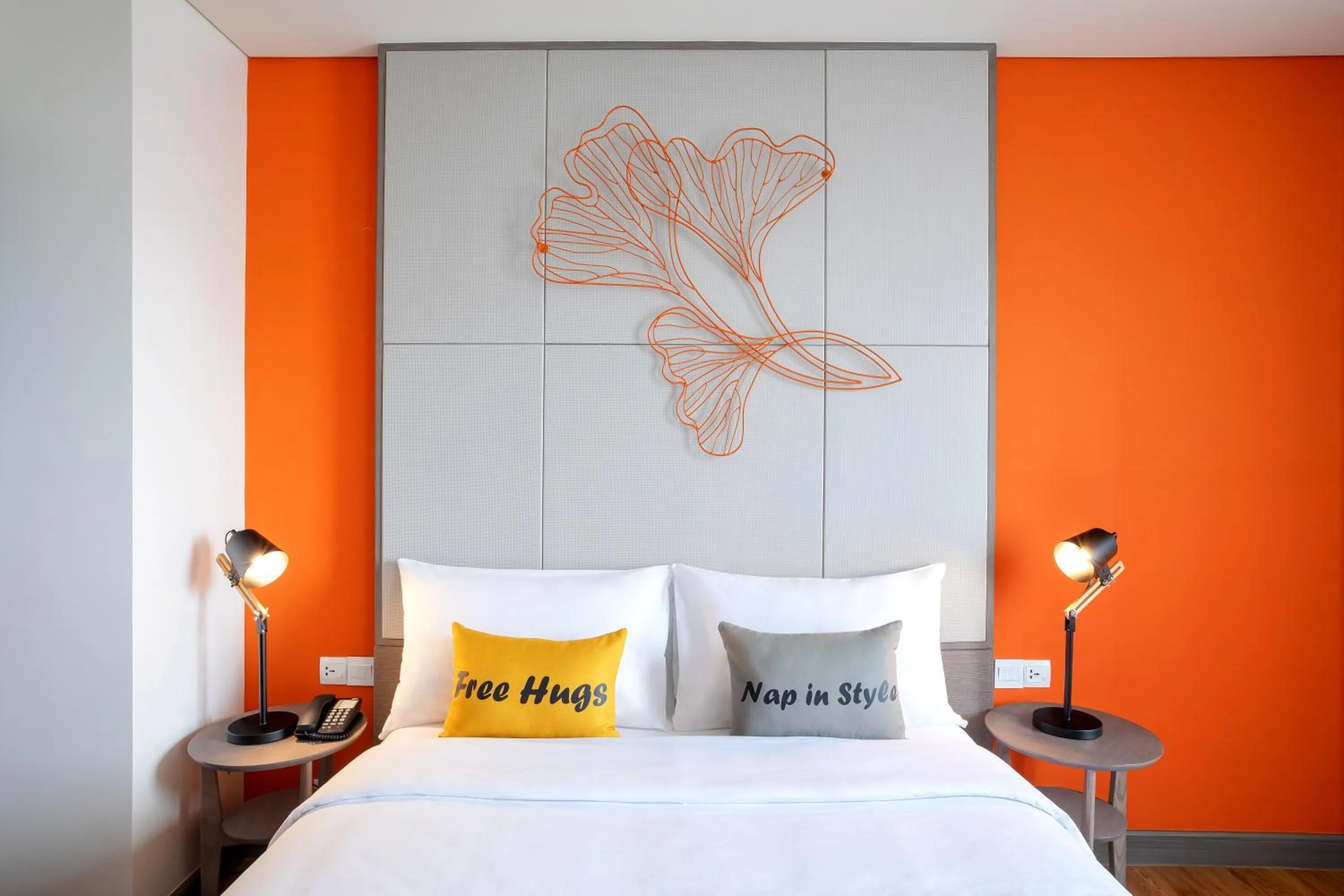 Bed in ibis Styles Siem Reap