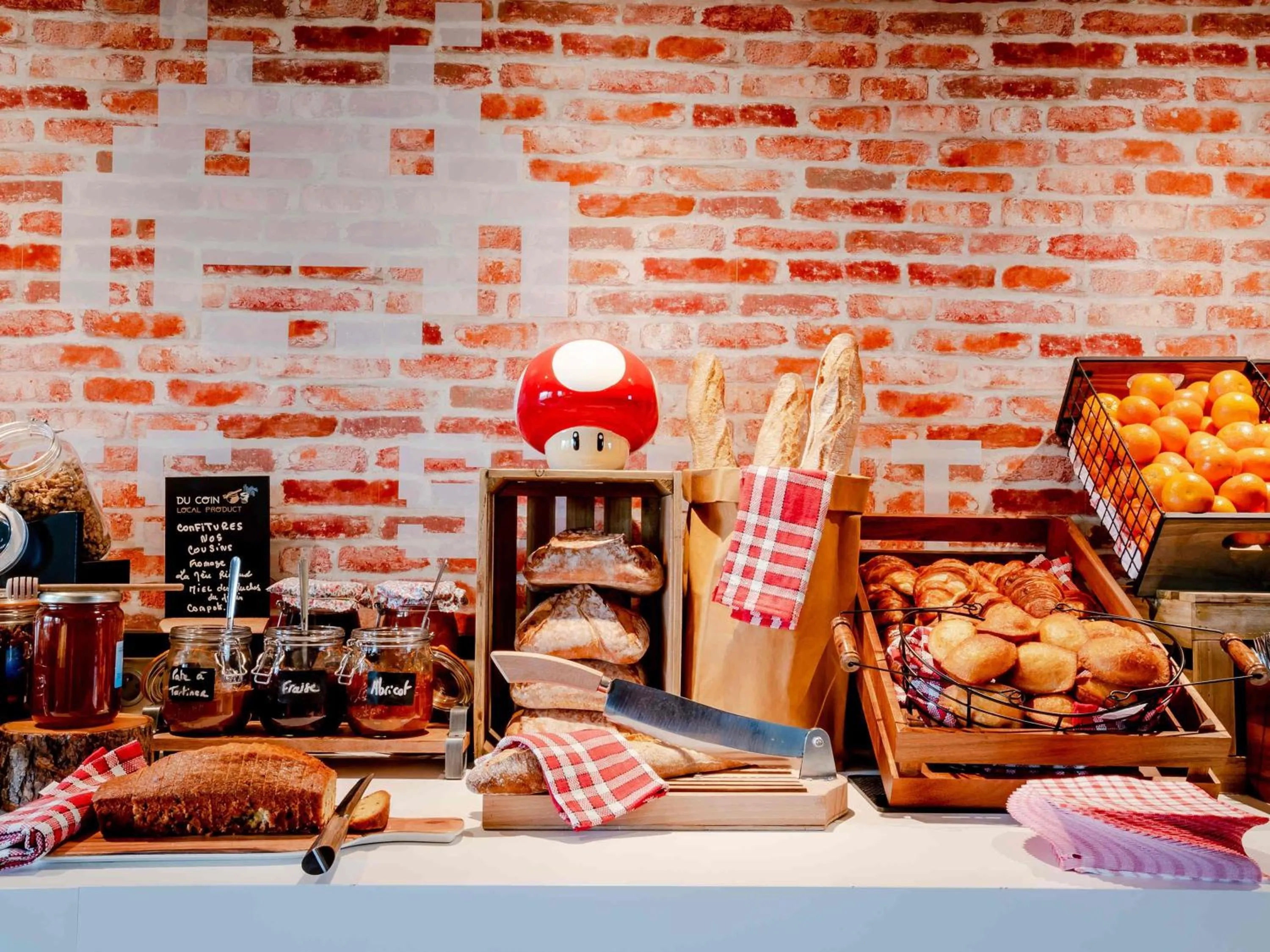 Breakfast in ibis Styles Lyon Bron Eurexpo