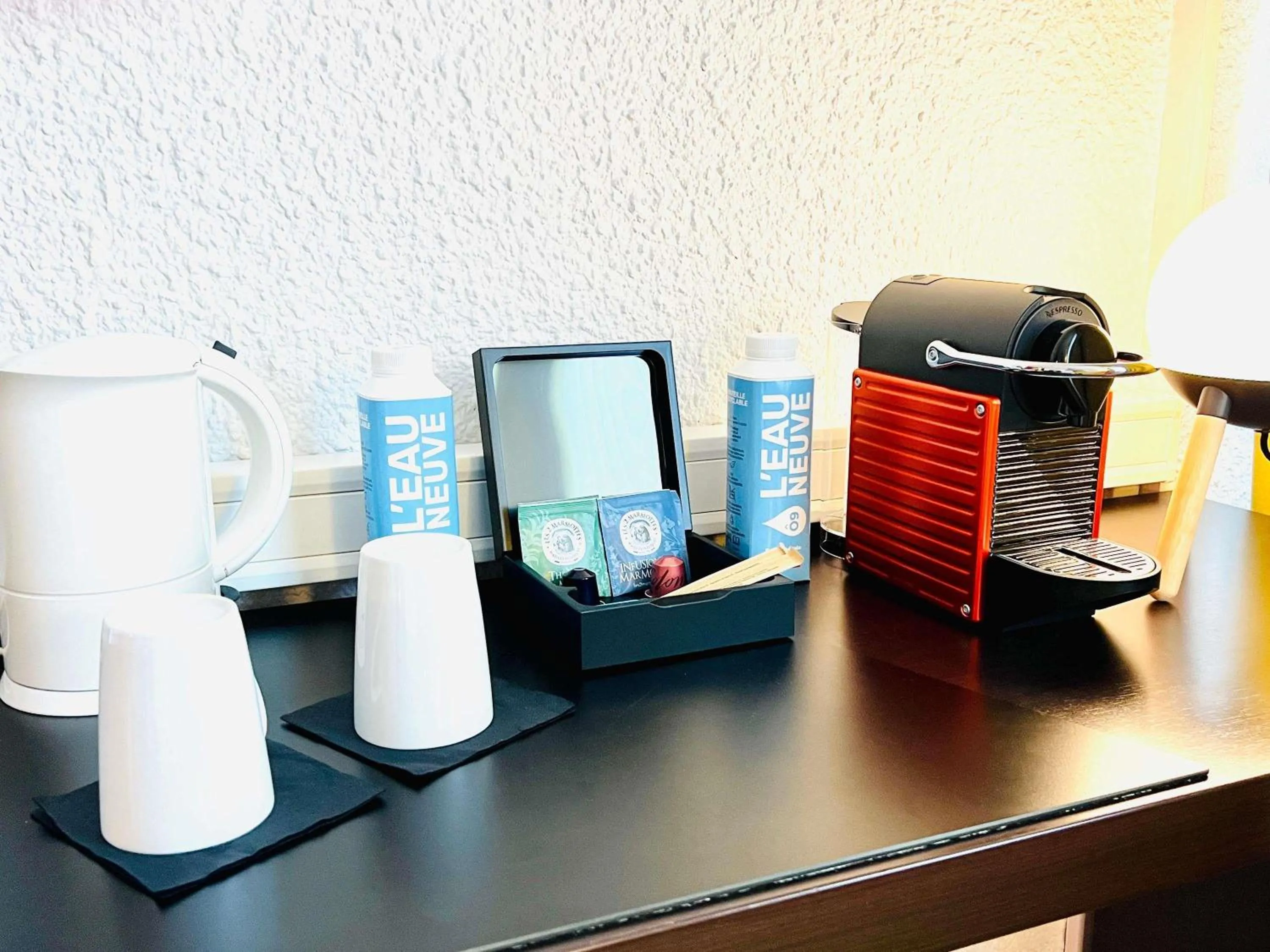 Bedroom in ibis Styles Lyon Bron Eurexpo