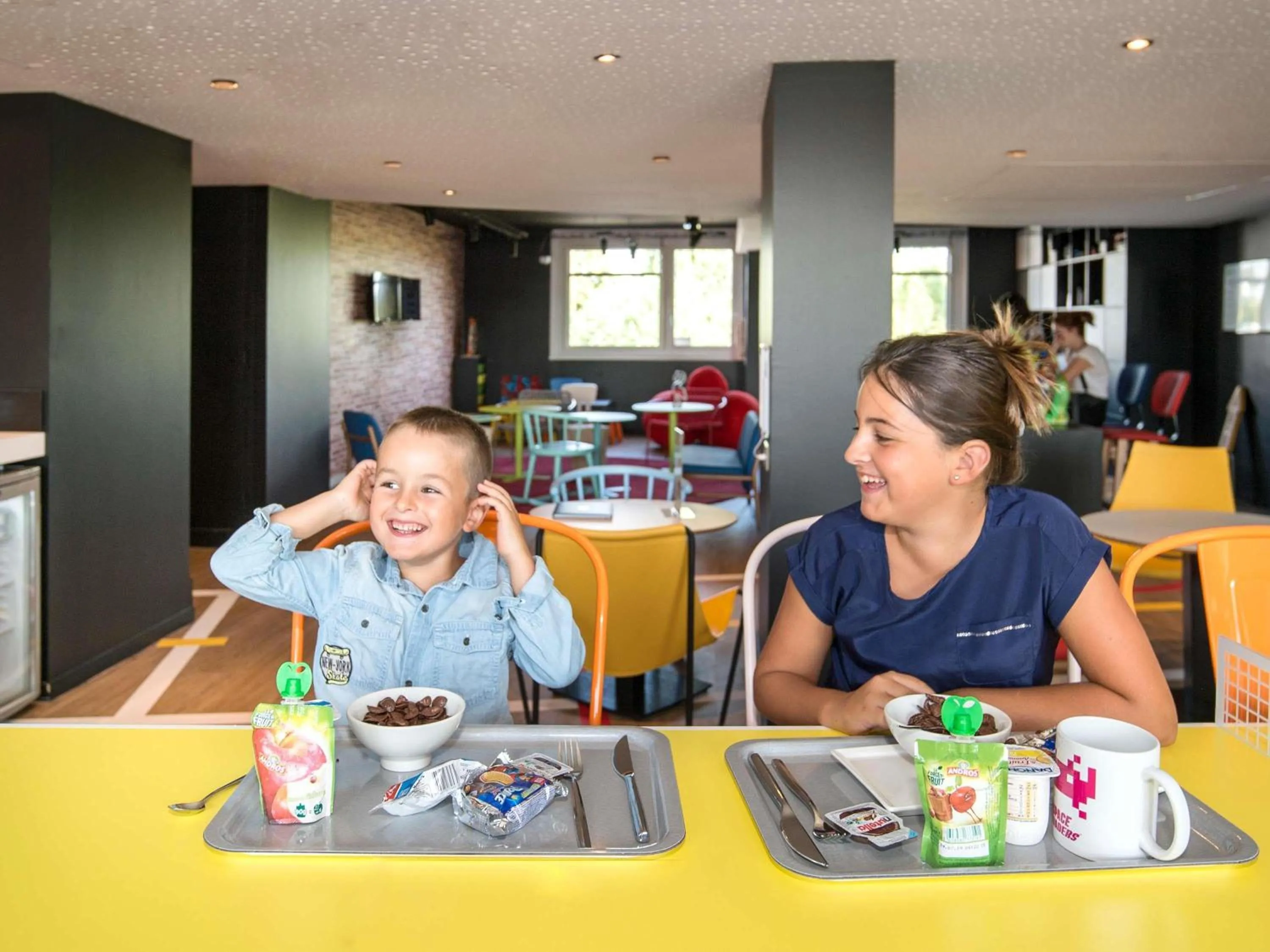 Bedroom in ibis Styles Lyon Bron Eurexpo