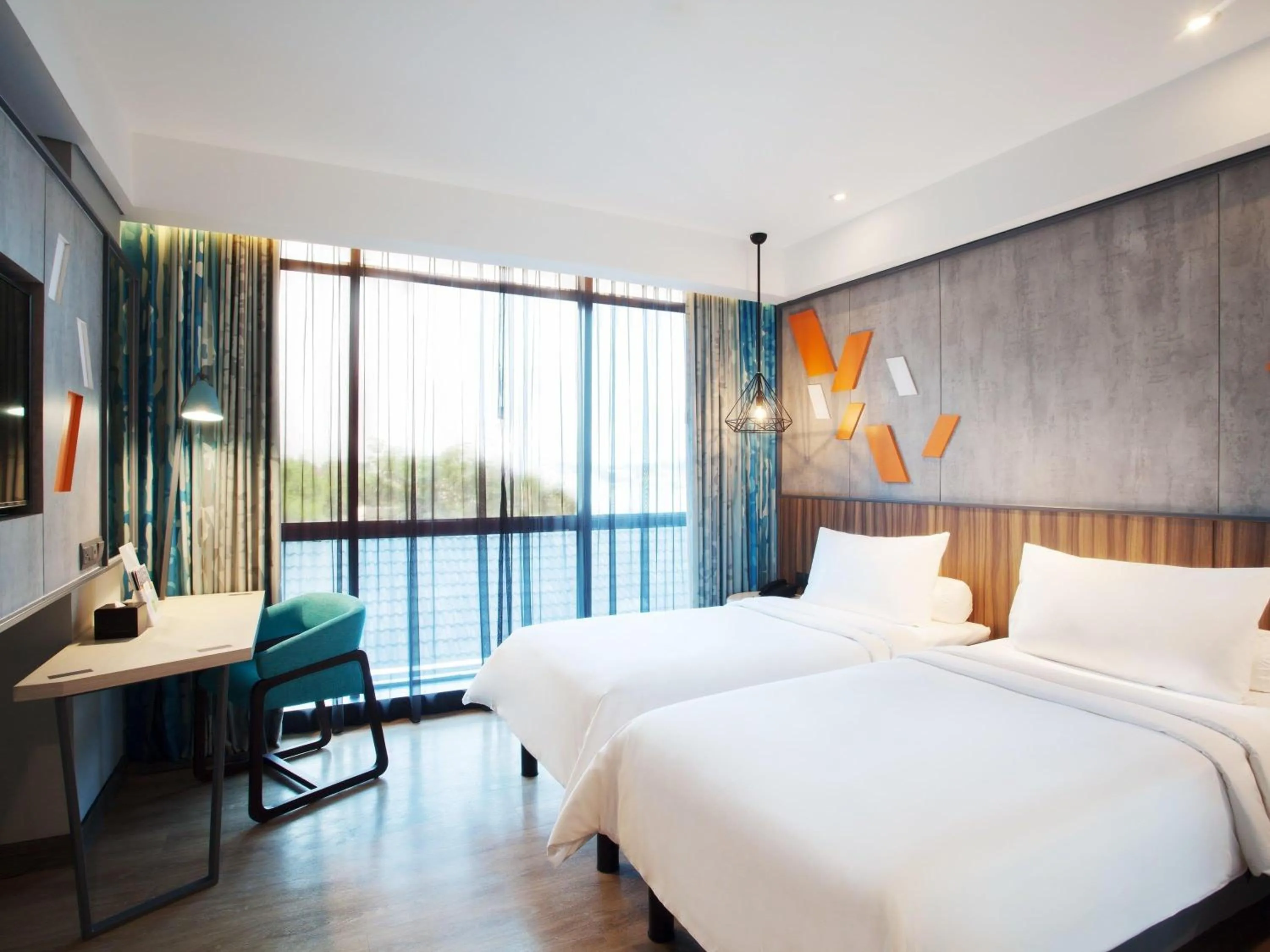 Bedroom, Bed in ibis Styles Medan Pattimura