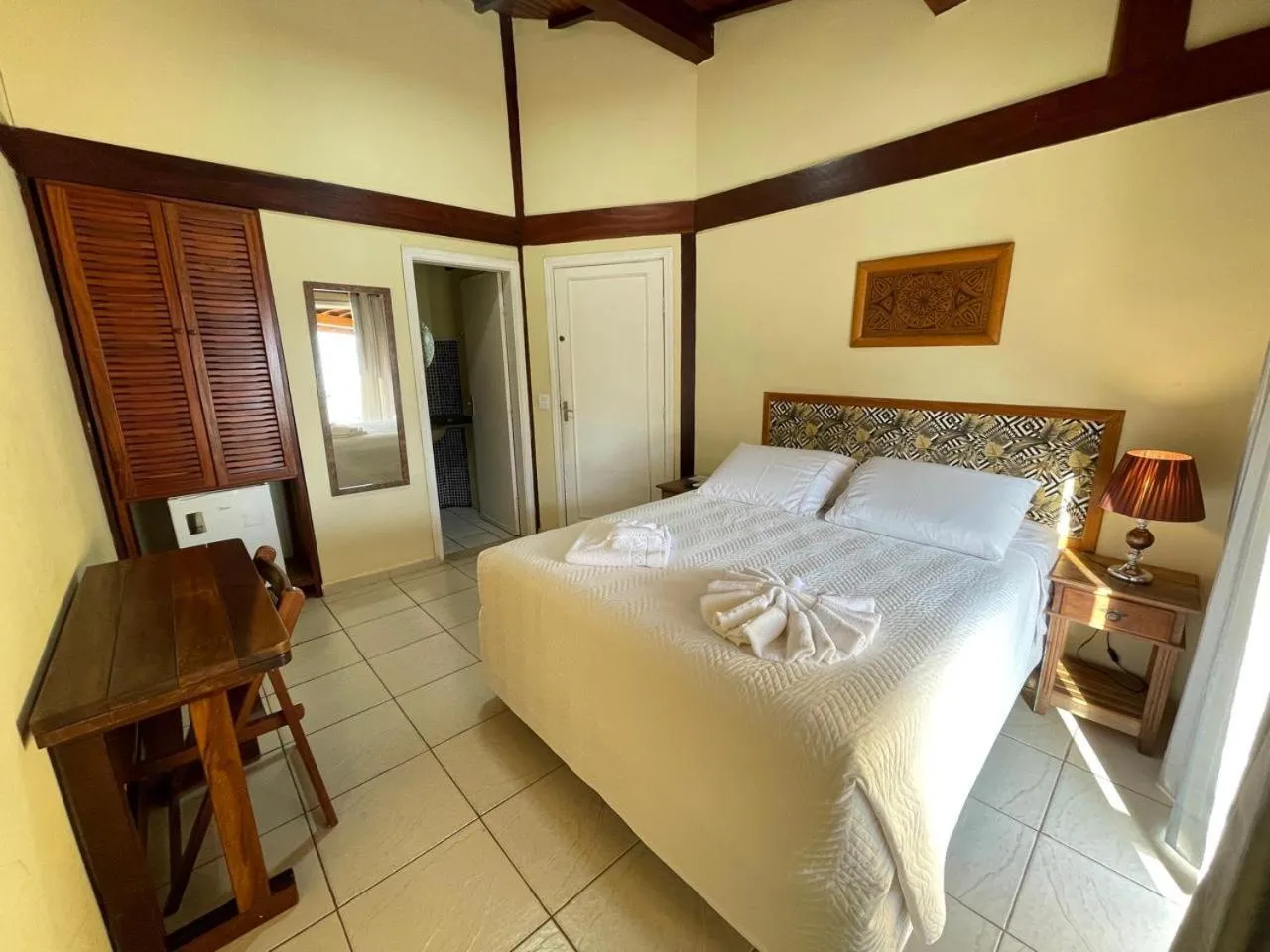 Bed in Pousada Bonns Ventos