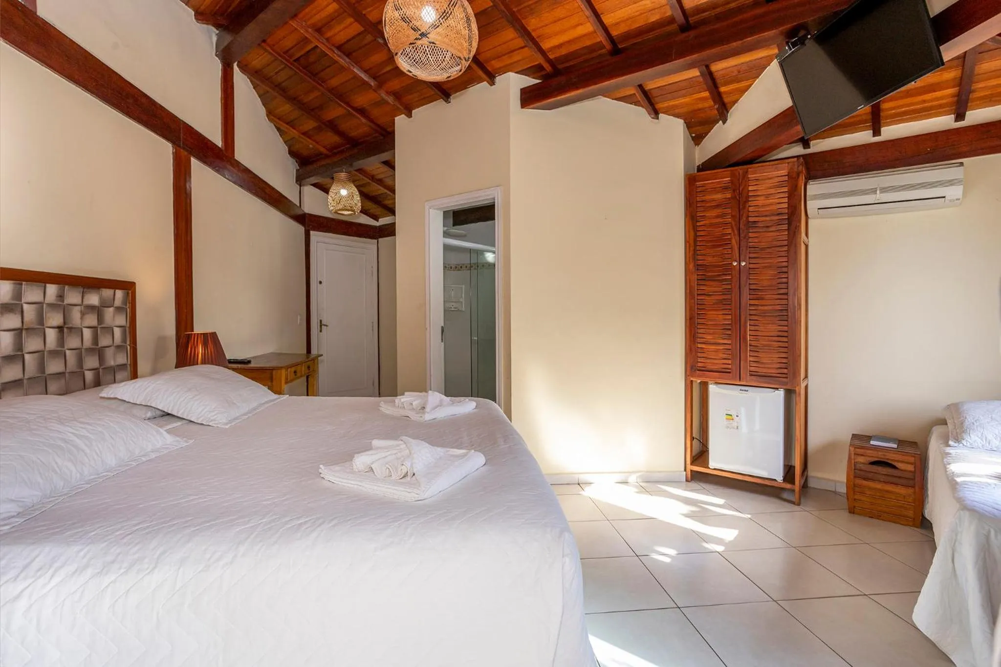 Bedroom, Bed in Pousada Bonns Ventos