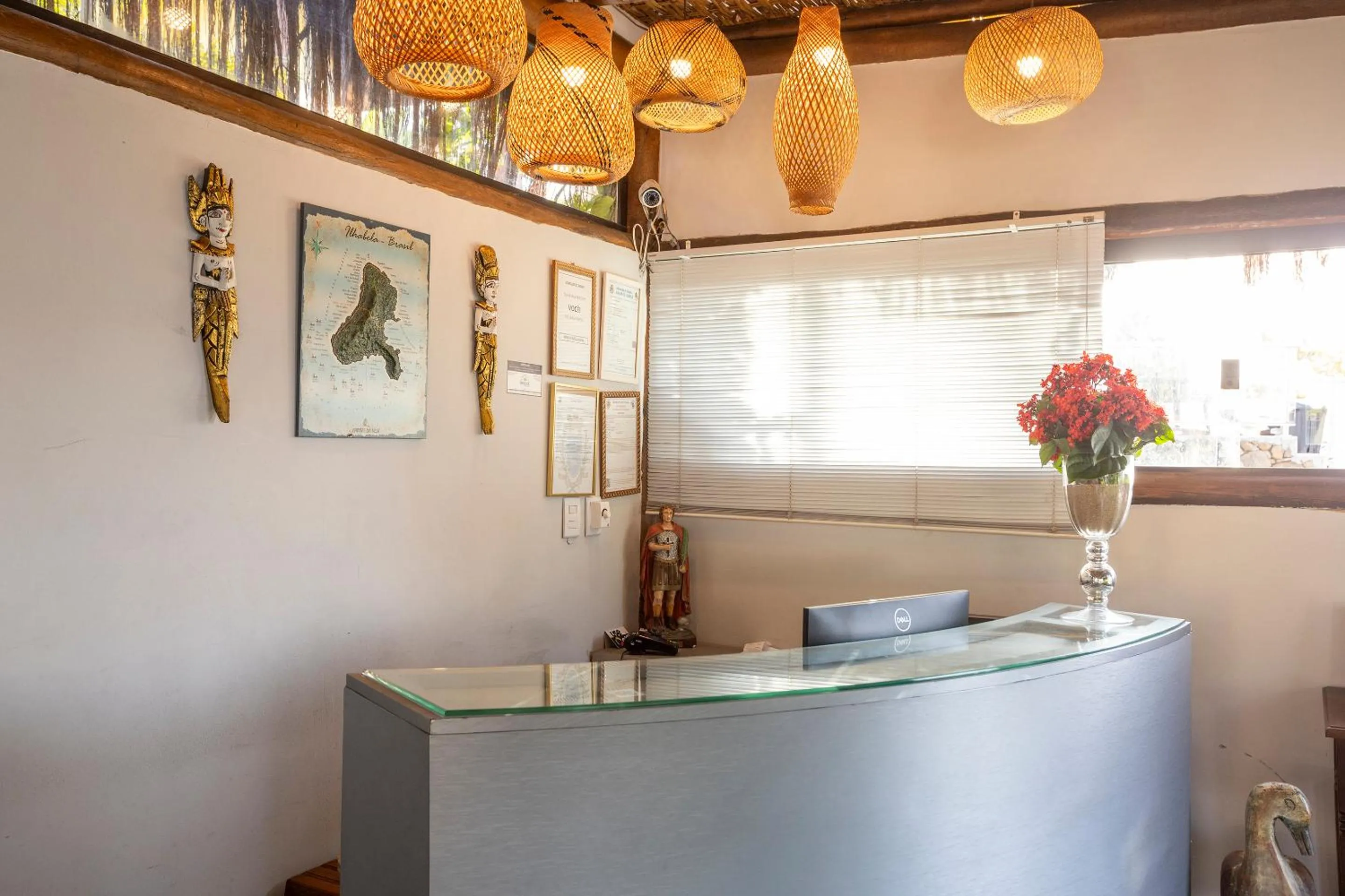 Lobby or reception in Pousada Bonns Ventos