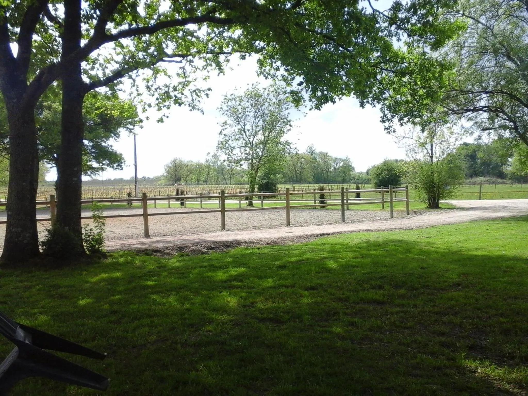 Horse-riding in Les Jardins de Camelot