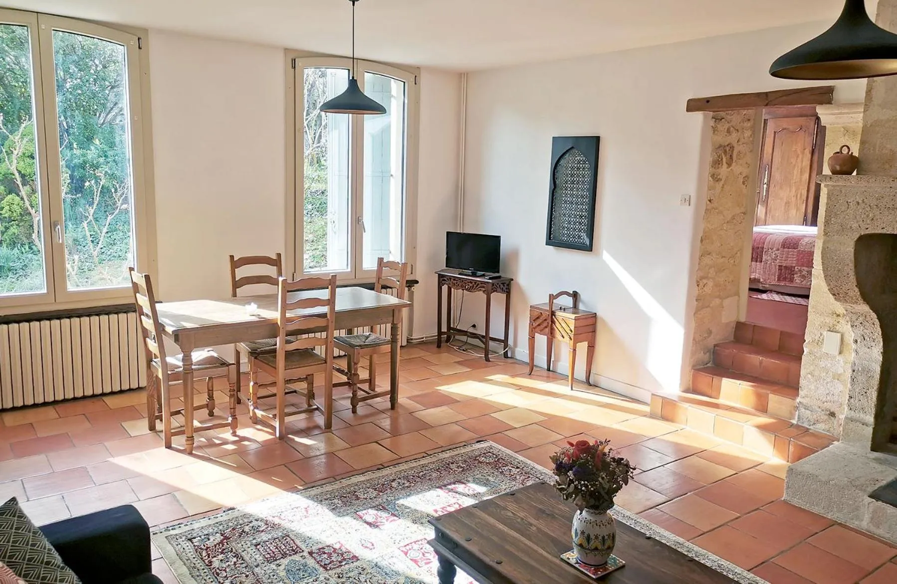 Living room in Les Jardins de Camelot