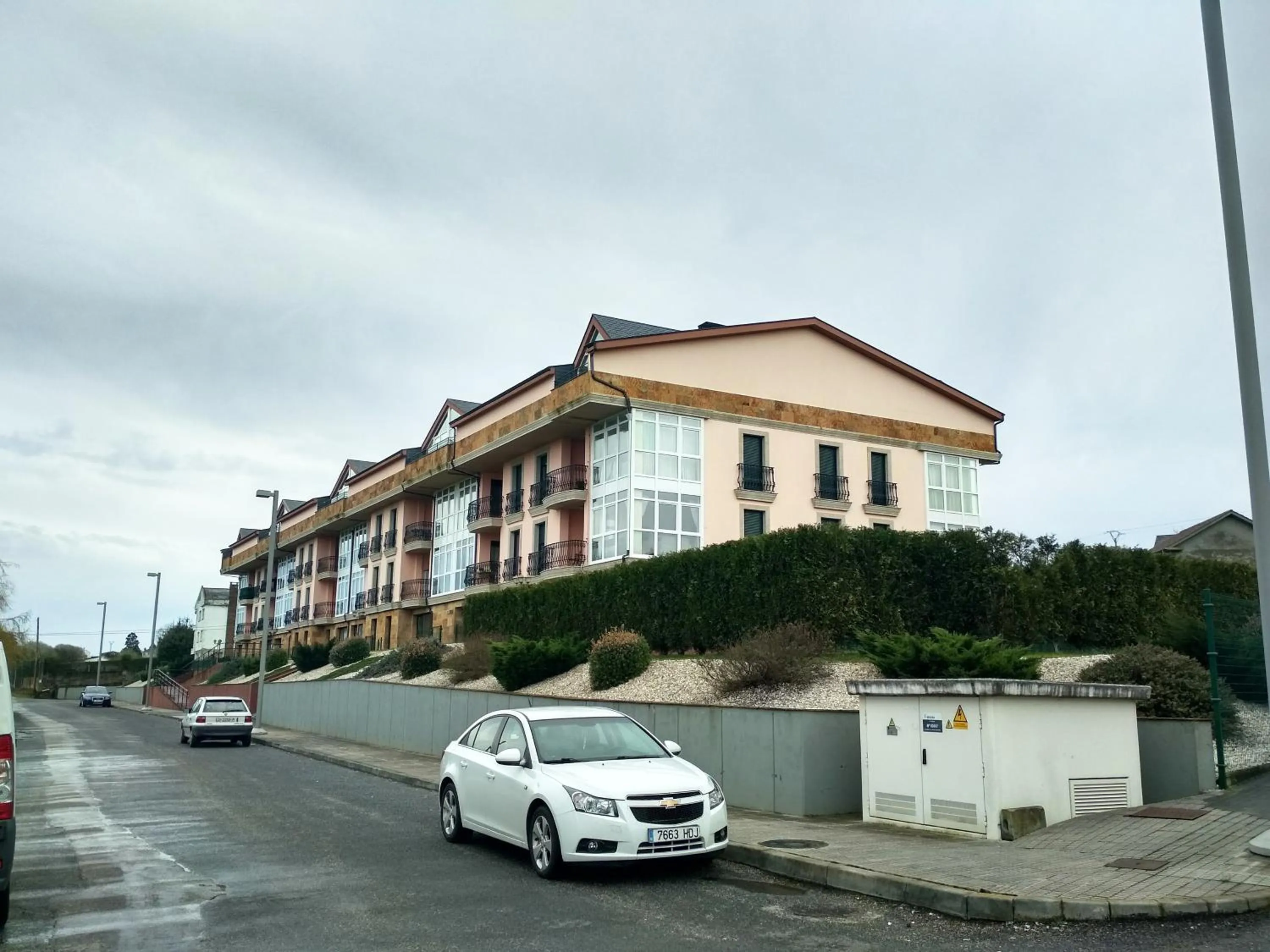 Facade/entrance in Alojamientos Playa de las Catedrales 3000