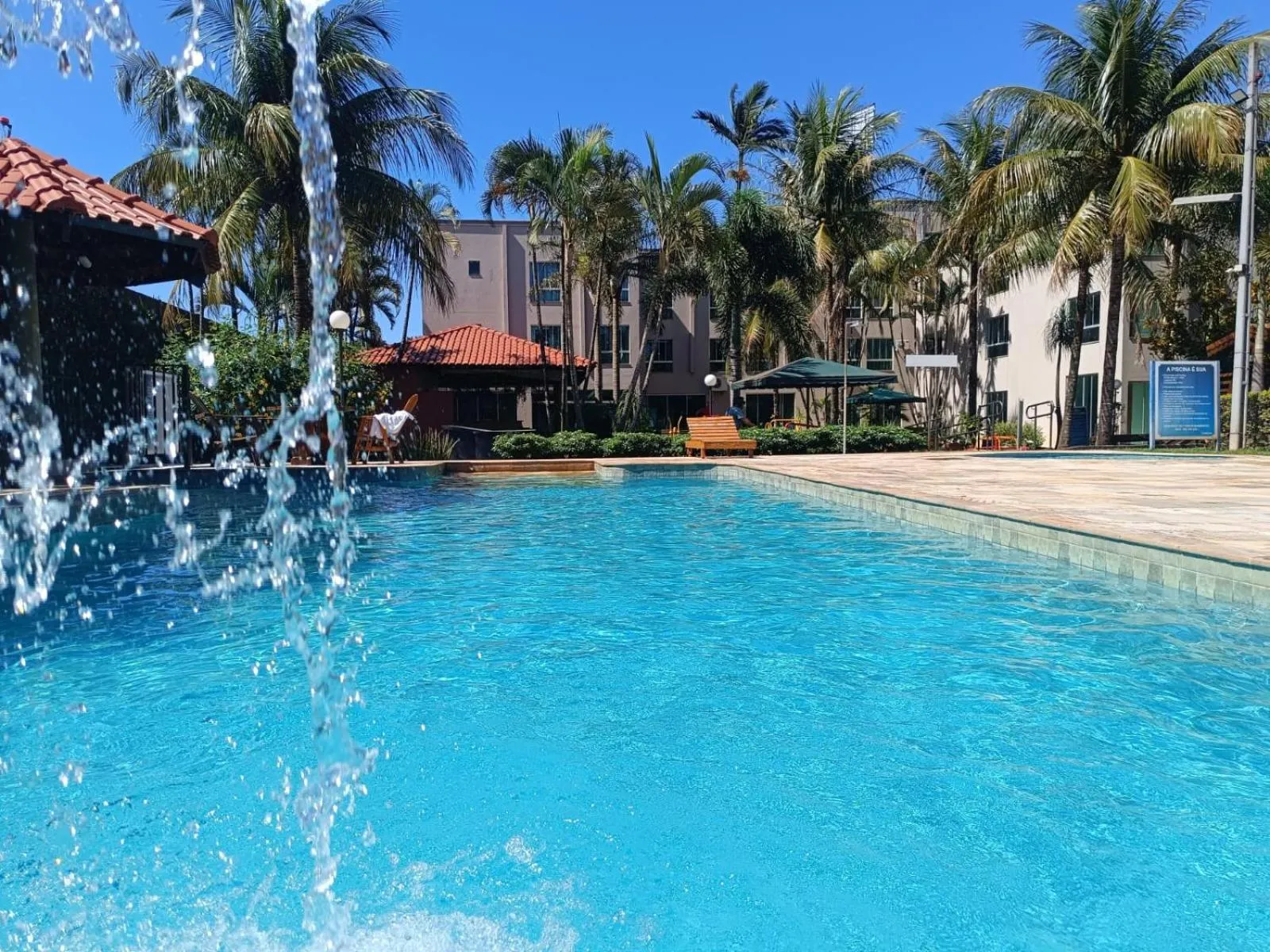 Pool view in Hotel GAPH Maringa - Economico Mini Resort