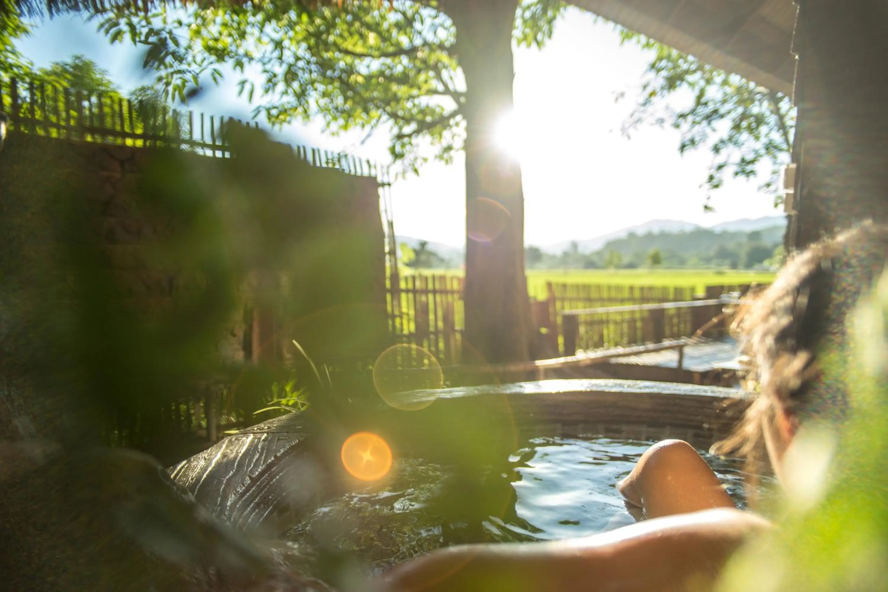 Hot Spring Bath in Kalm Pai