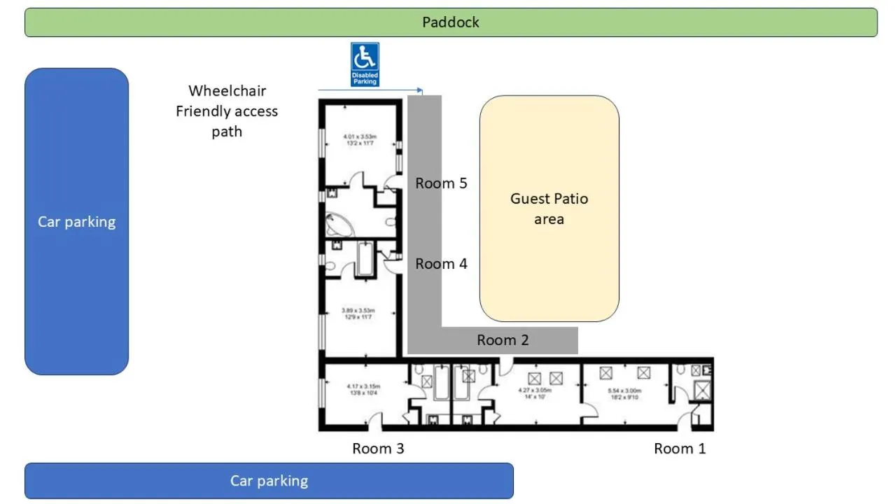 Floor plan in The Golden Fleece
