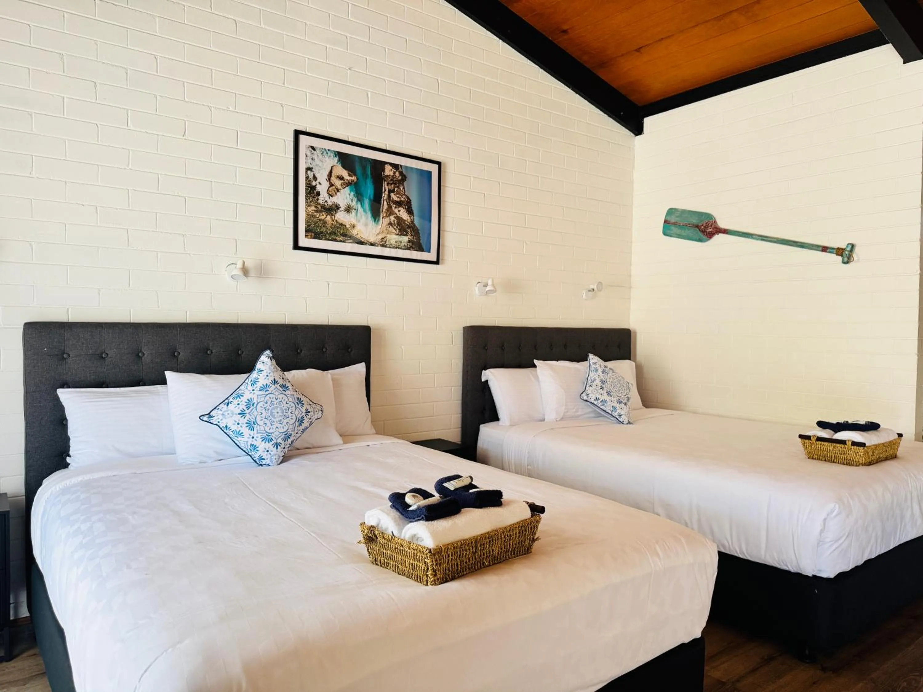 Bedroom, Bed in Jetty Motel The Entrance