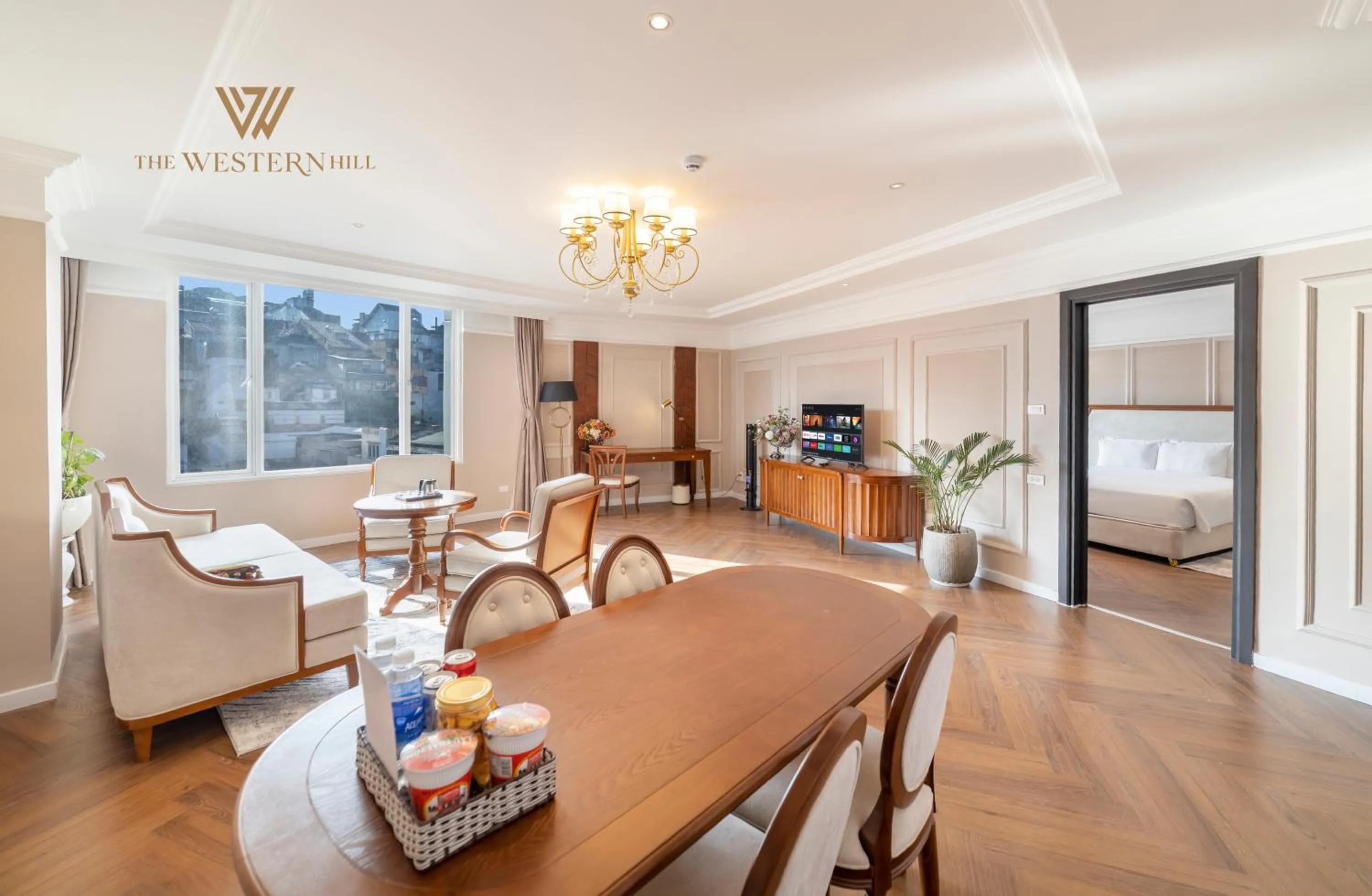 Living room in The Western Hill Dalat Hotel