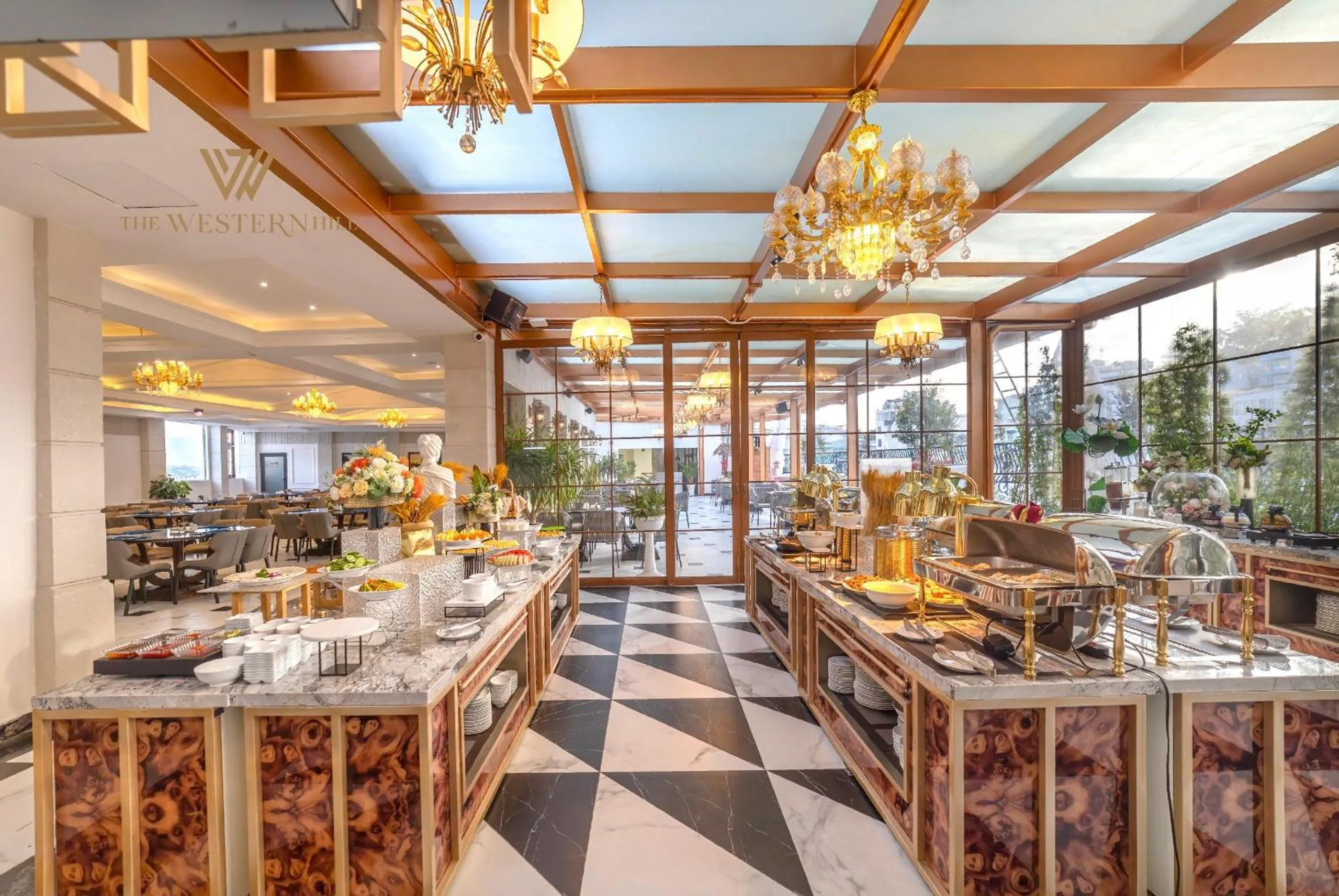 Restaurant/places to eat in The Western Hill Dalat Hotel