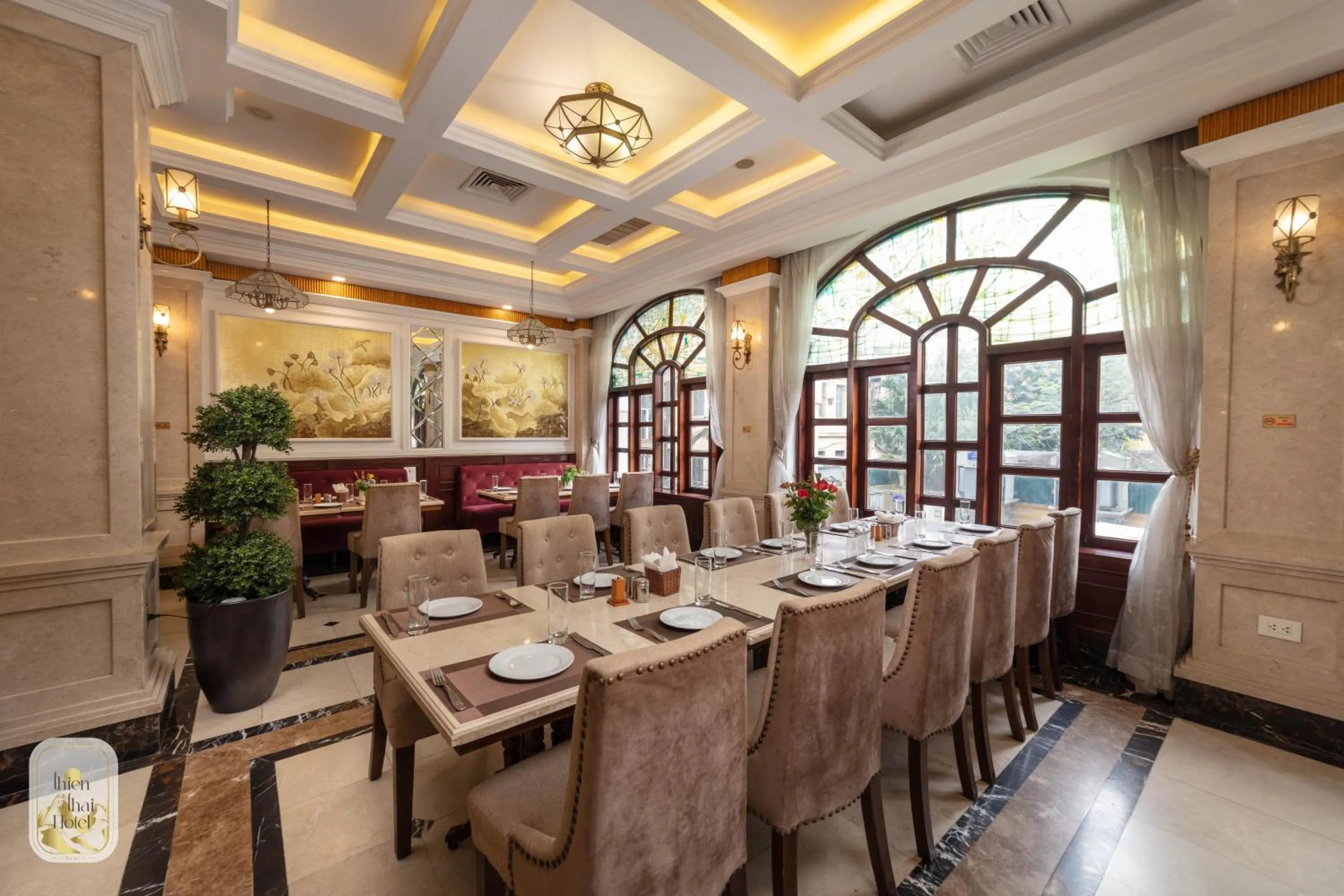Restaurant/places to eat in Thien Thai Hotel & Spa