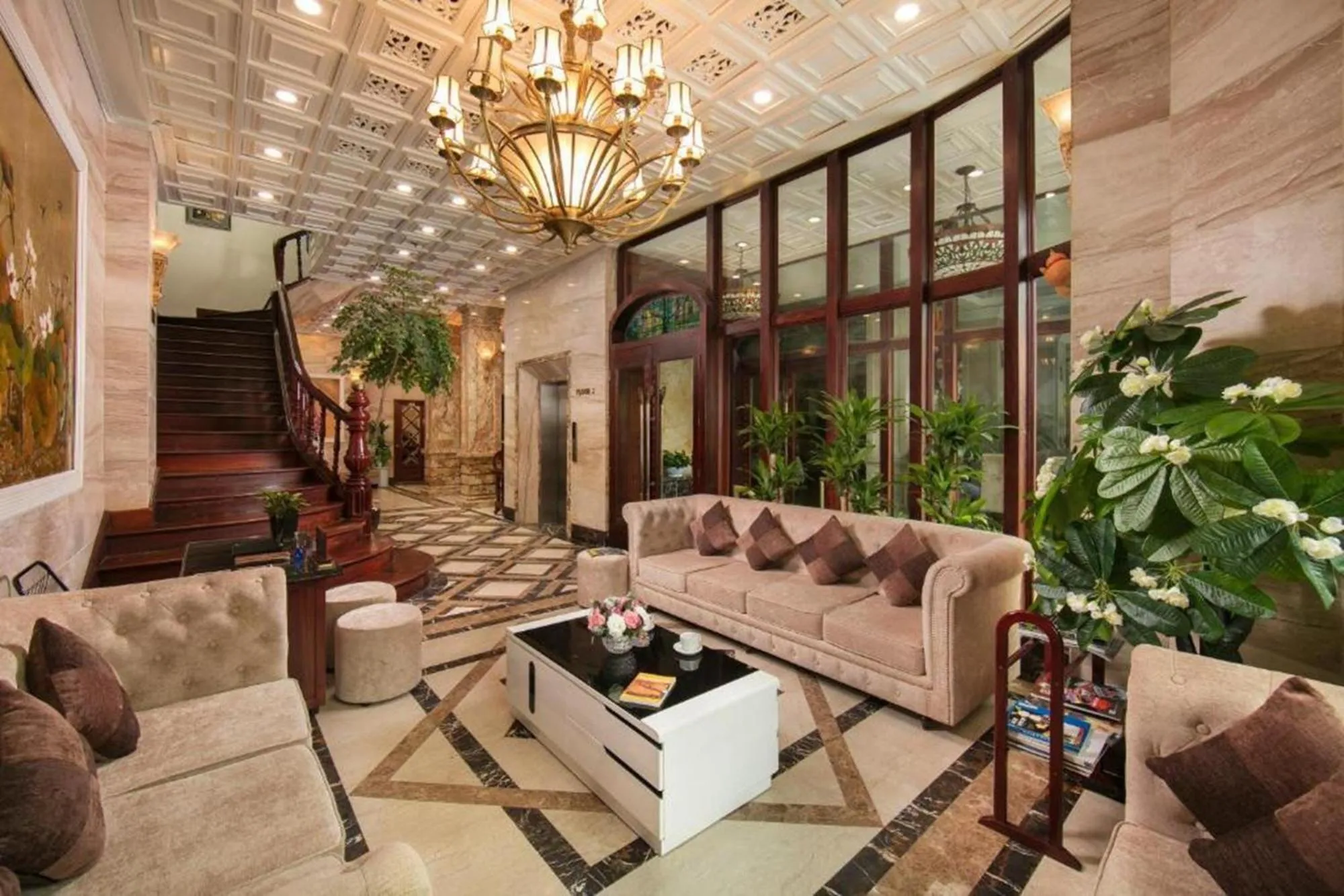 Lobby or reception in Thien Thai Hotel & Spa