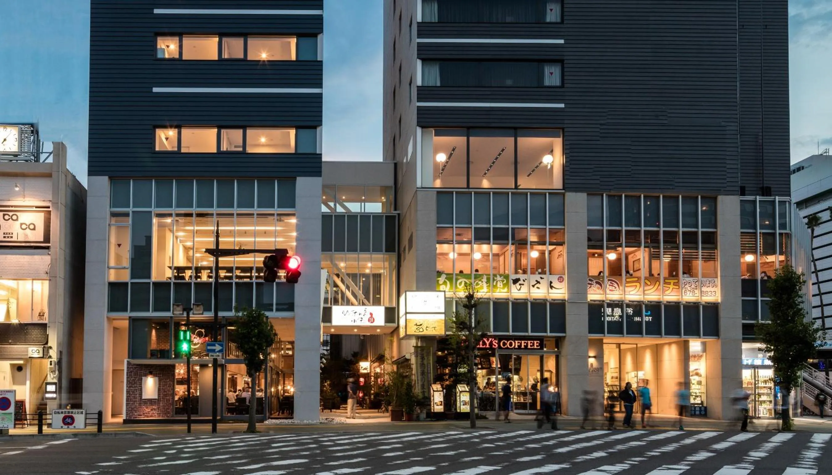 Facade/entrance in Hotel Sunroute Tokushima
