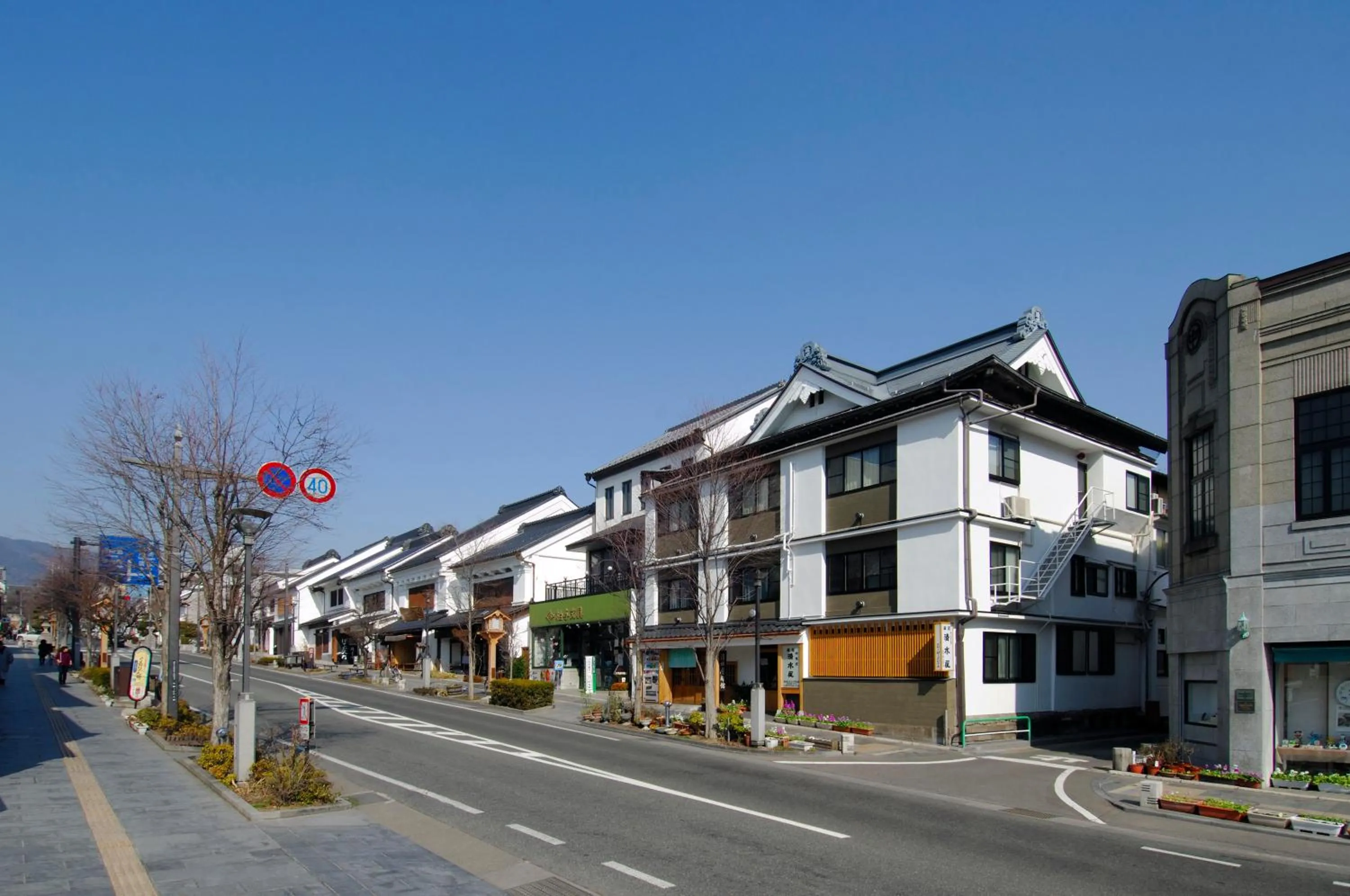 Facade/entrance in Chuokan Shimizuya Ryokan