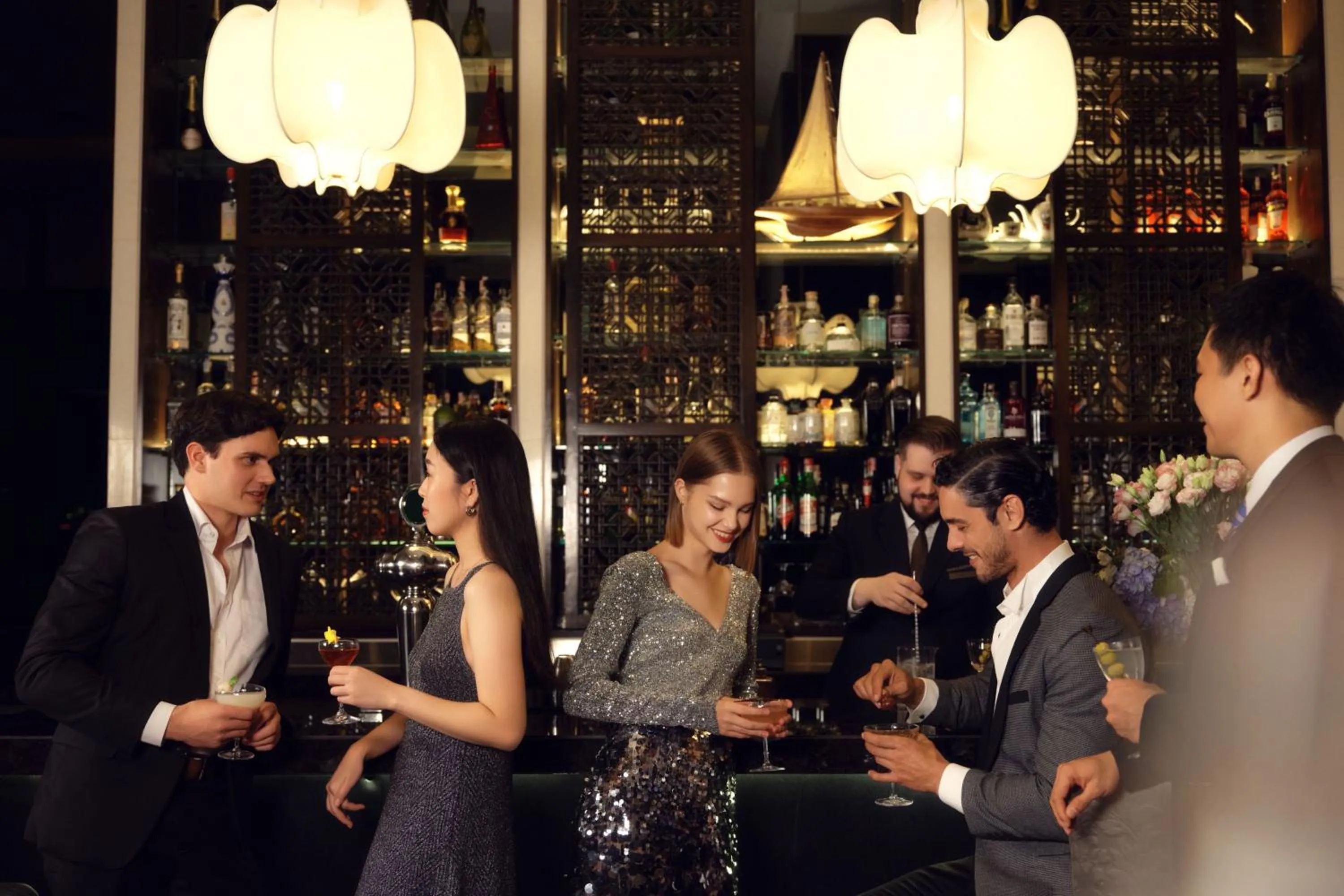 Lounge or bar in The St. Regis Bangkok