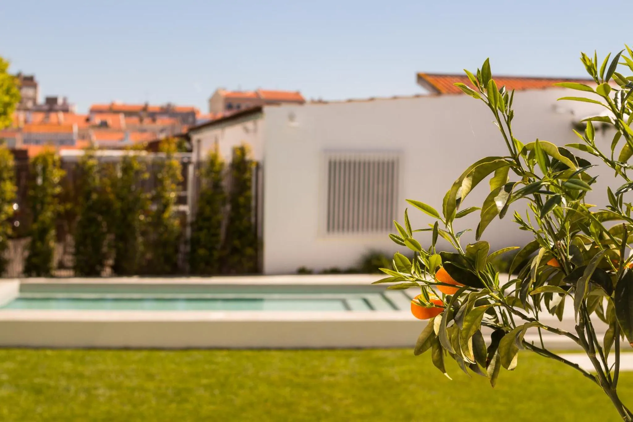 Pool view in Dona Graca Lisbon Apartments