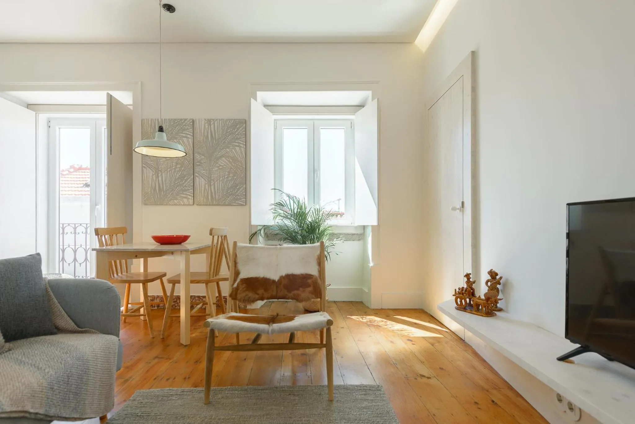 Living room in Dona Graca Lisbon Apartments