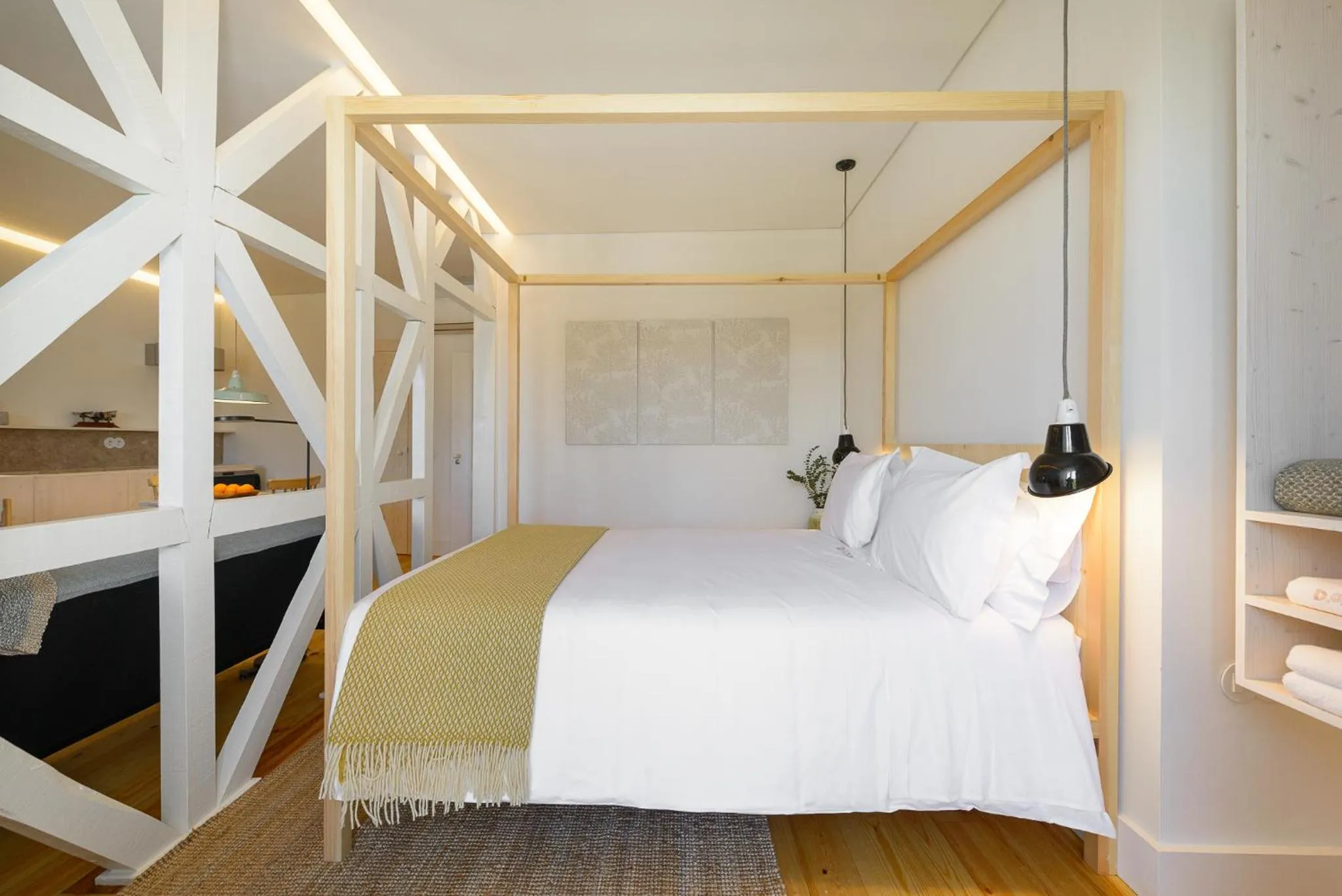 Photo of the whole room, Bed in Dona Graca Lisbon Apartments