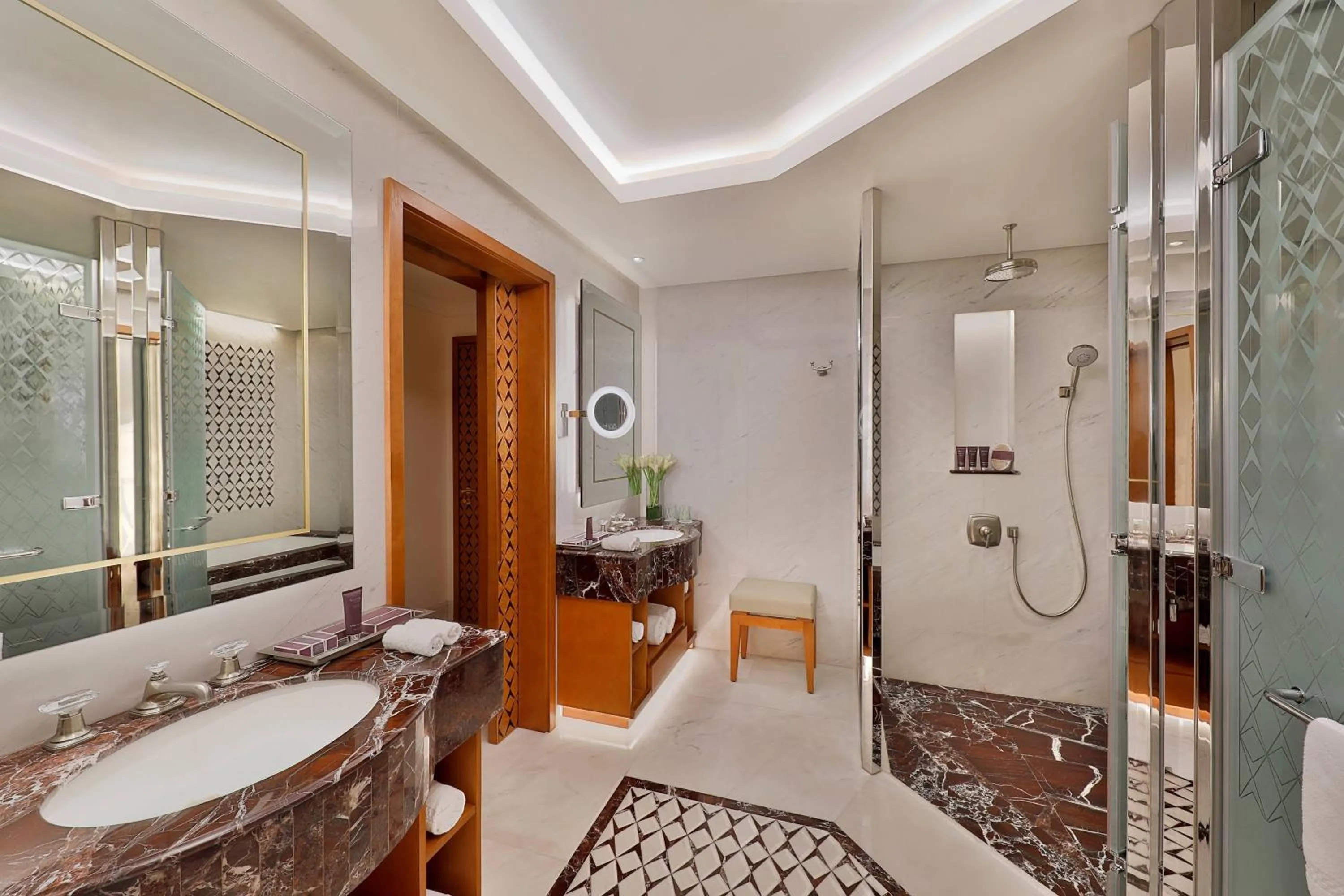 Bathroom in Al Bustan Palace, a Ritz-Carlton Hotel