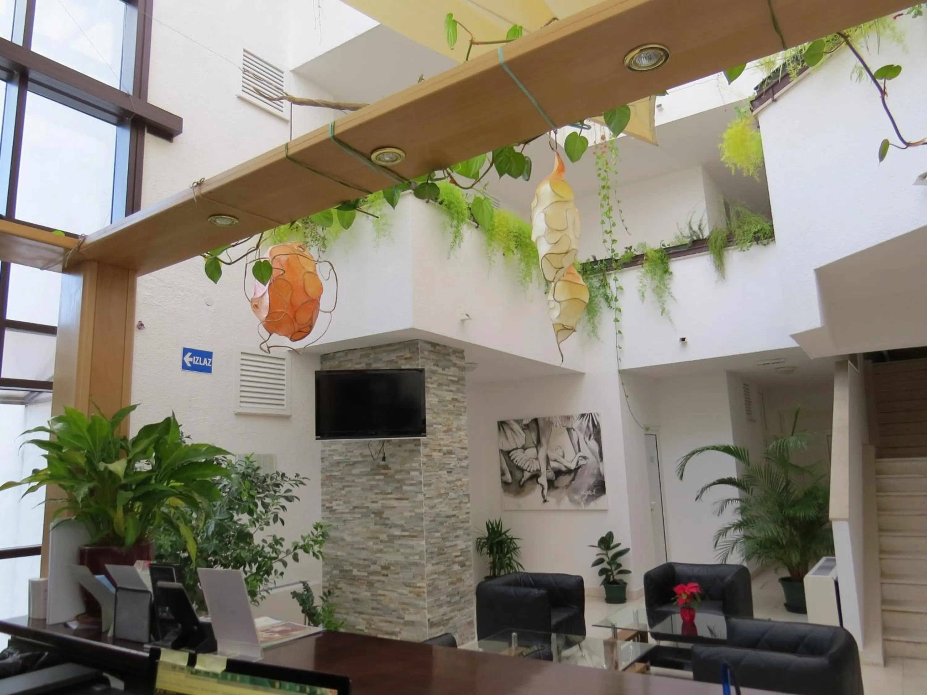 Lobby or reception in Hotel Ballet School