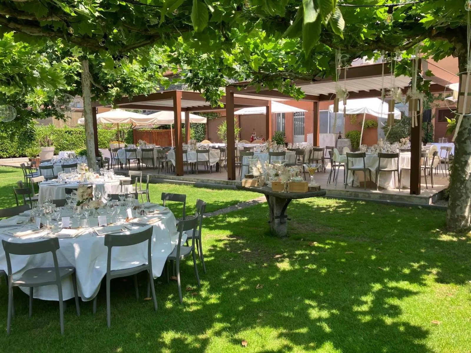 Garden in Hotel Maloia