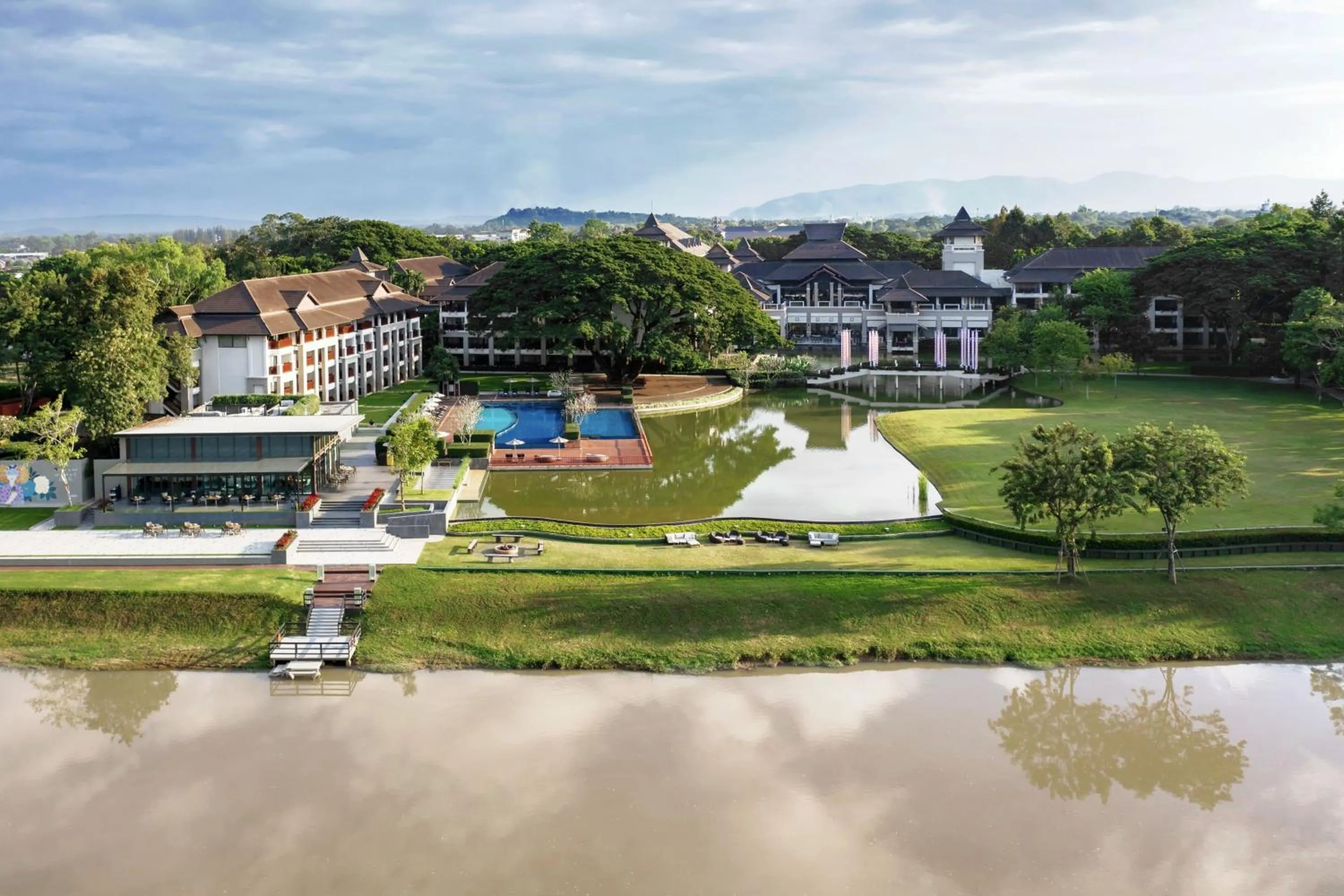 Property building in Le Meridien Chiang Rai Resort, Thailand