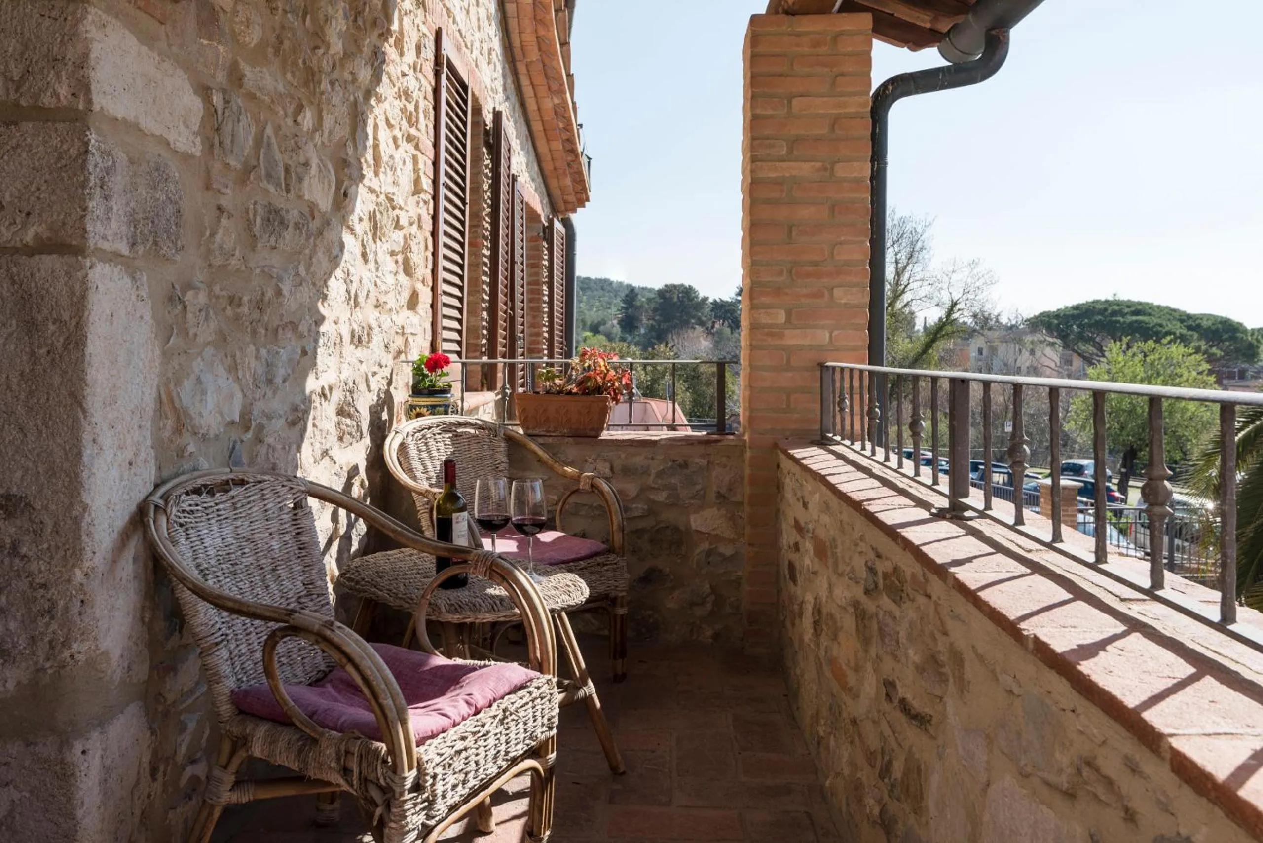 Balcony/Terrace in Bed & Breakfast Suvereto