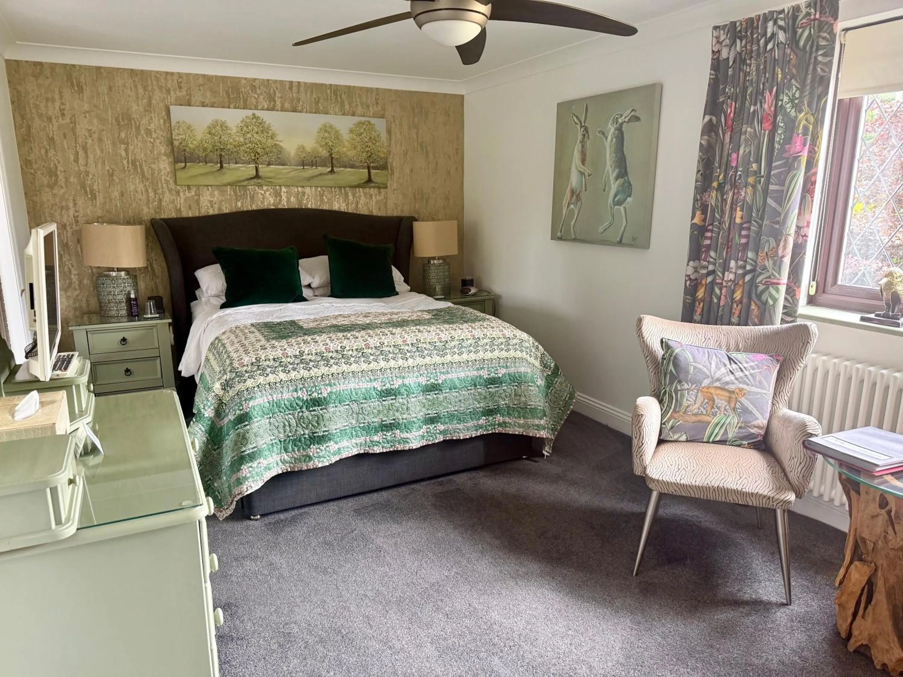 Bed in Beechwood B and B