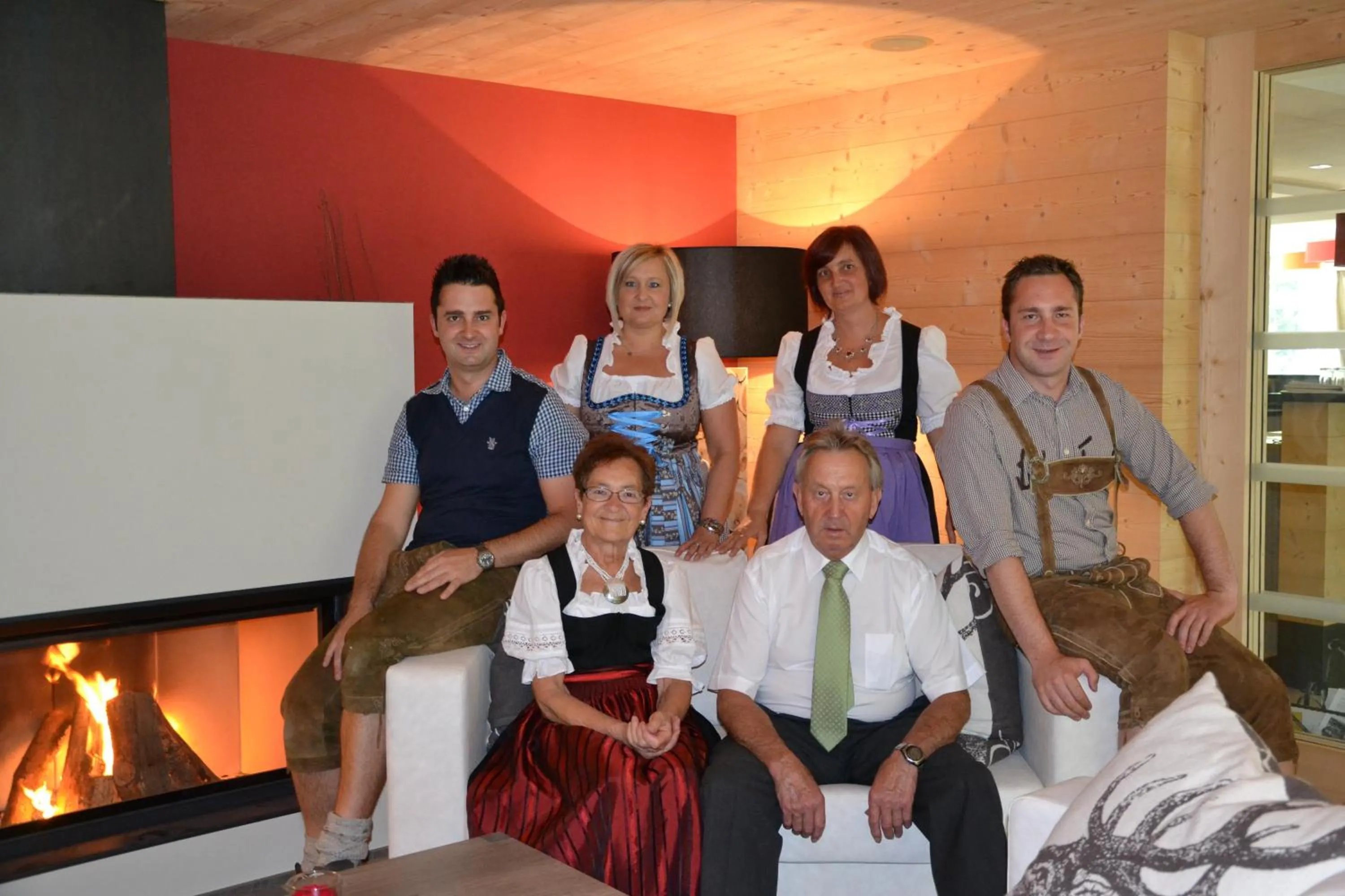 group of guests in Hotel Regglbergerhof