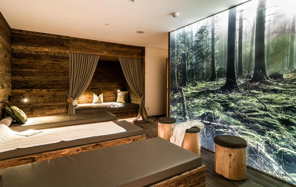 Sauna, Bed in Hotel Regglbergerhof