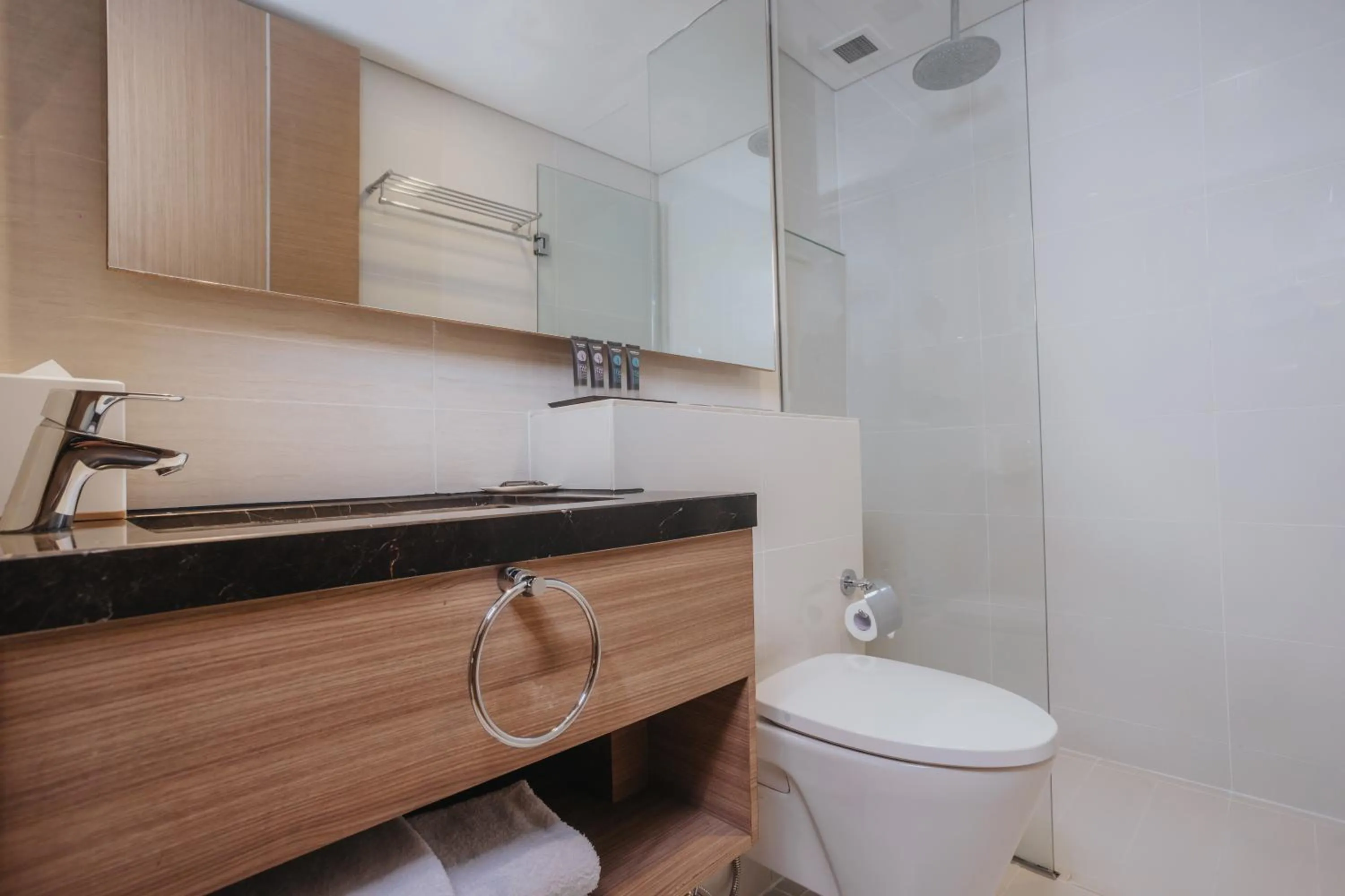 Bathroom in Novotel Living Singapore Orchard