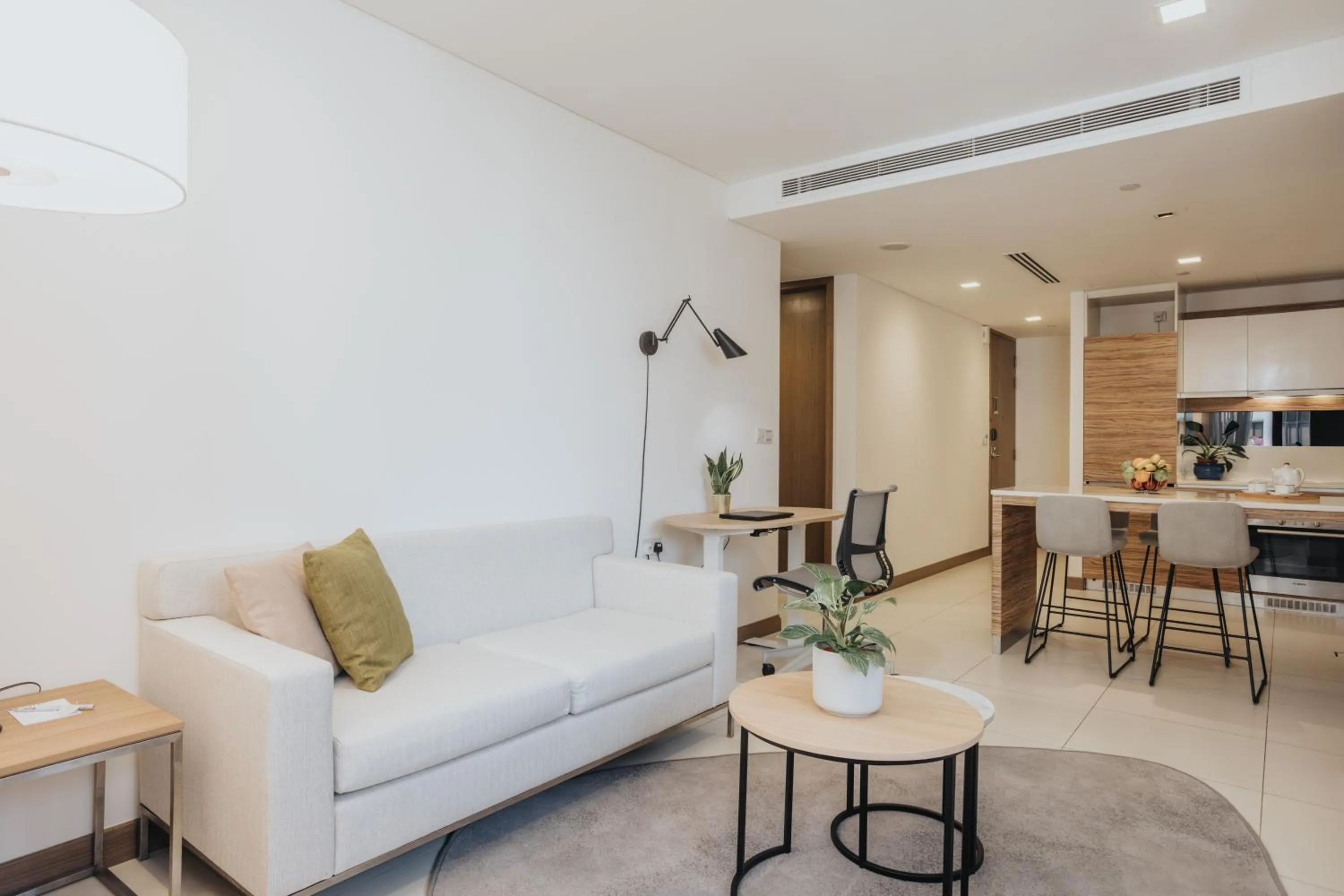 Living room in Novotel Living Singapore Orchard