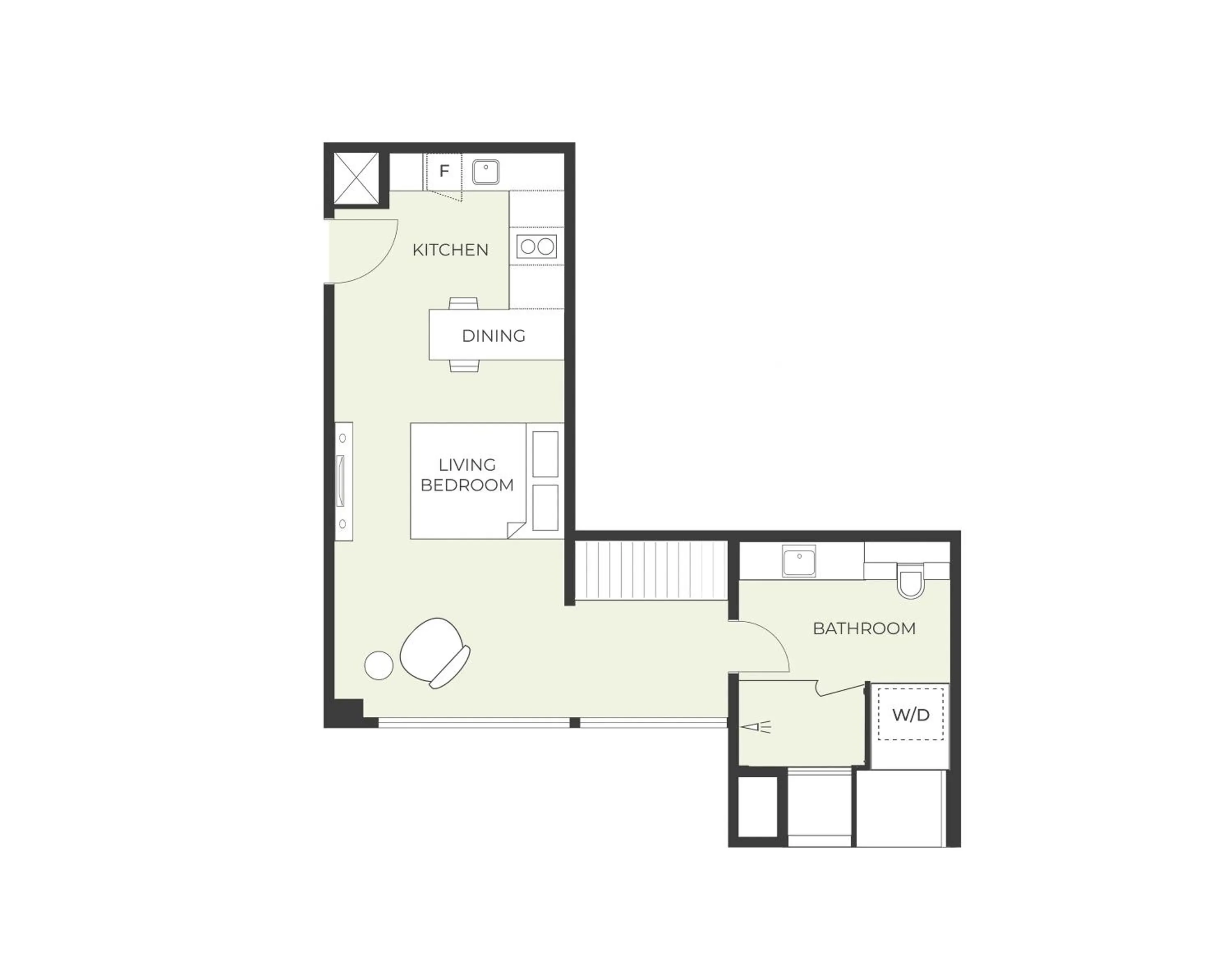 Floor plan in Novotel Living Singapore Orchard