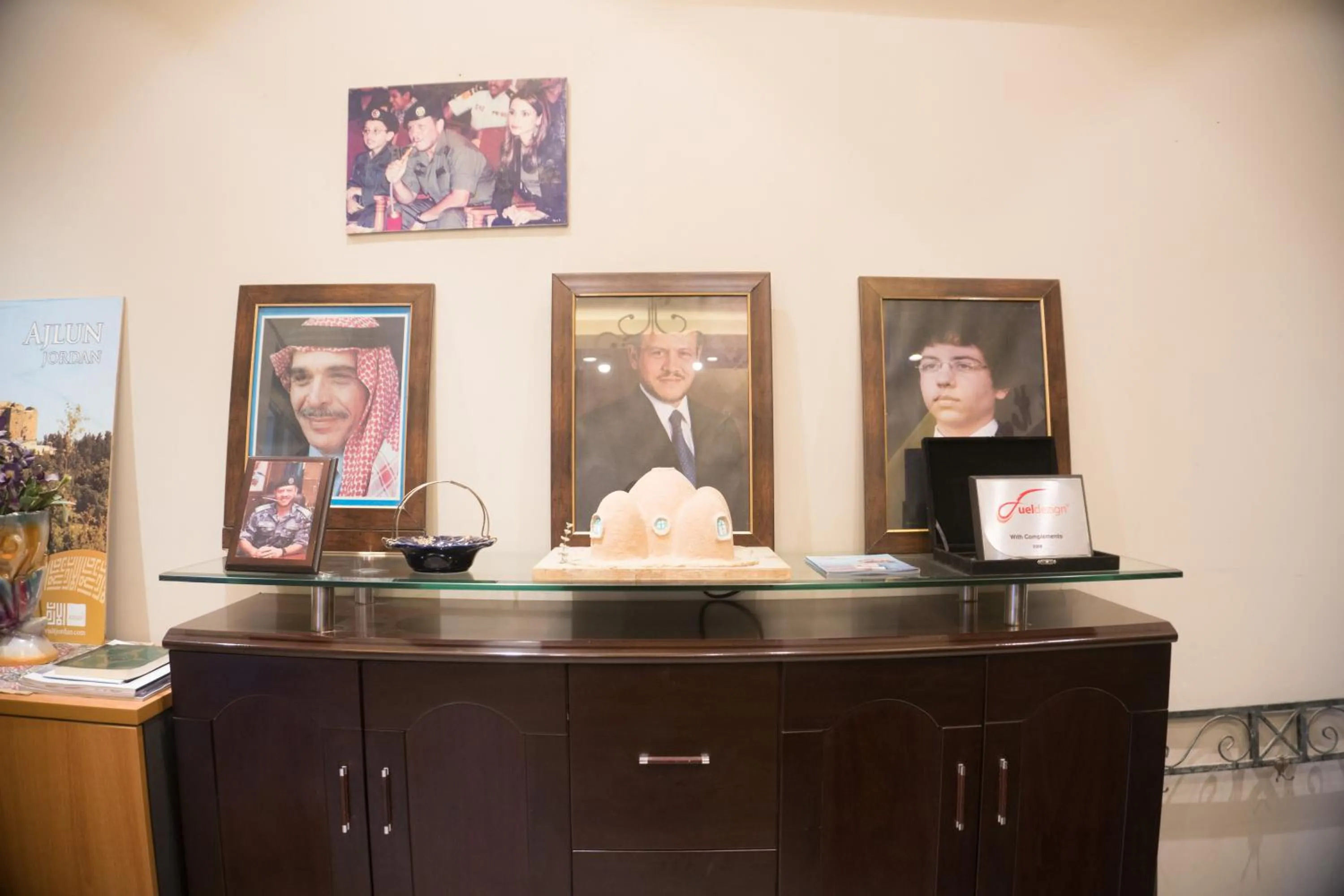 Lobby or reception in Madaba Hotel