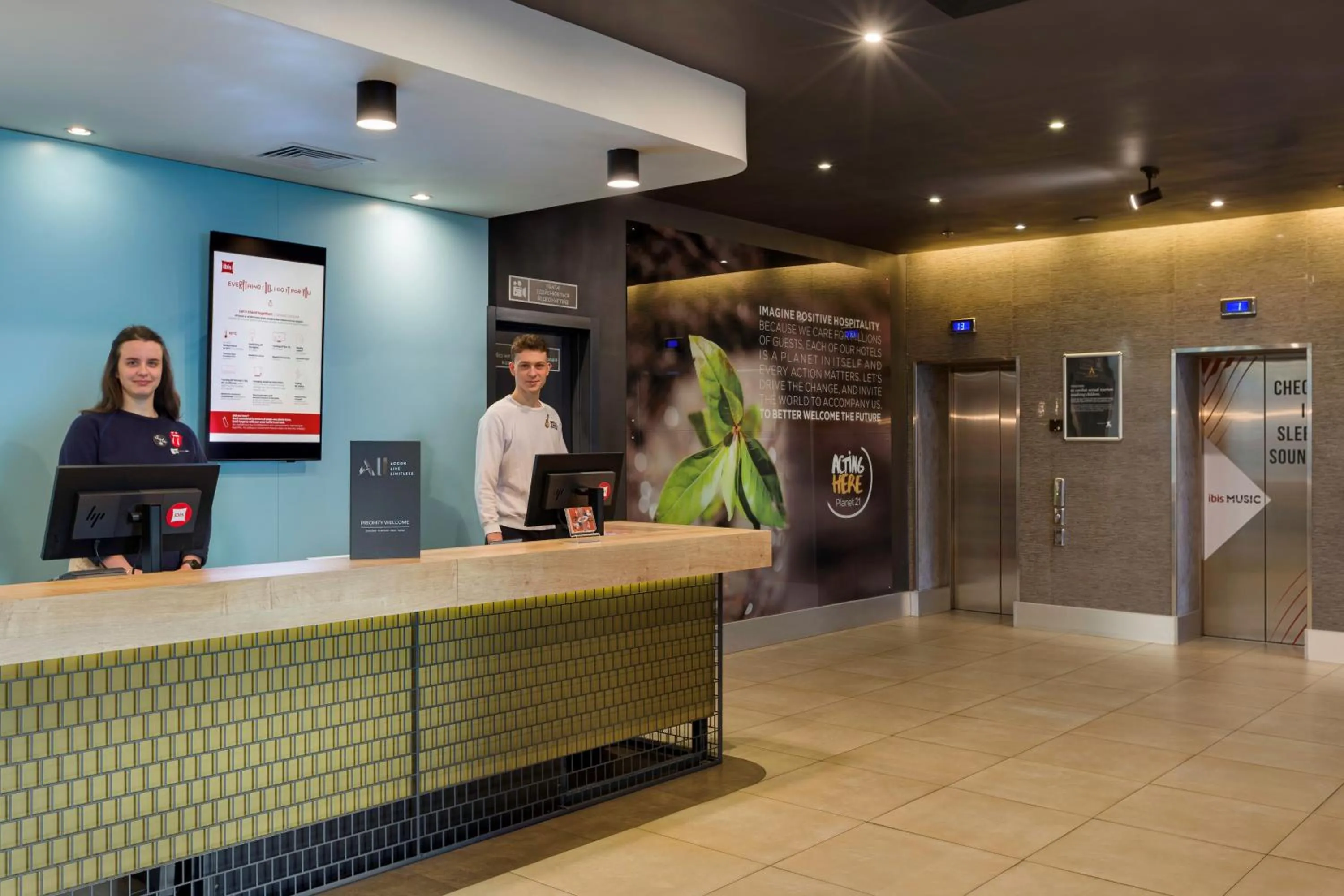 Lobby or reception in ibis Kyiv City Center